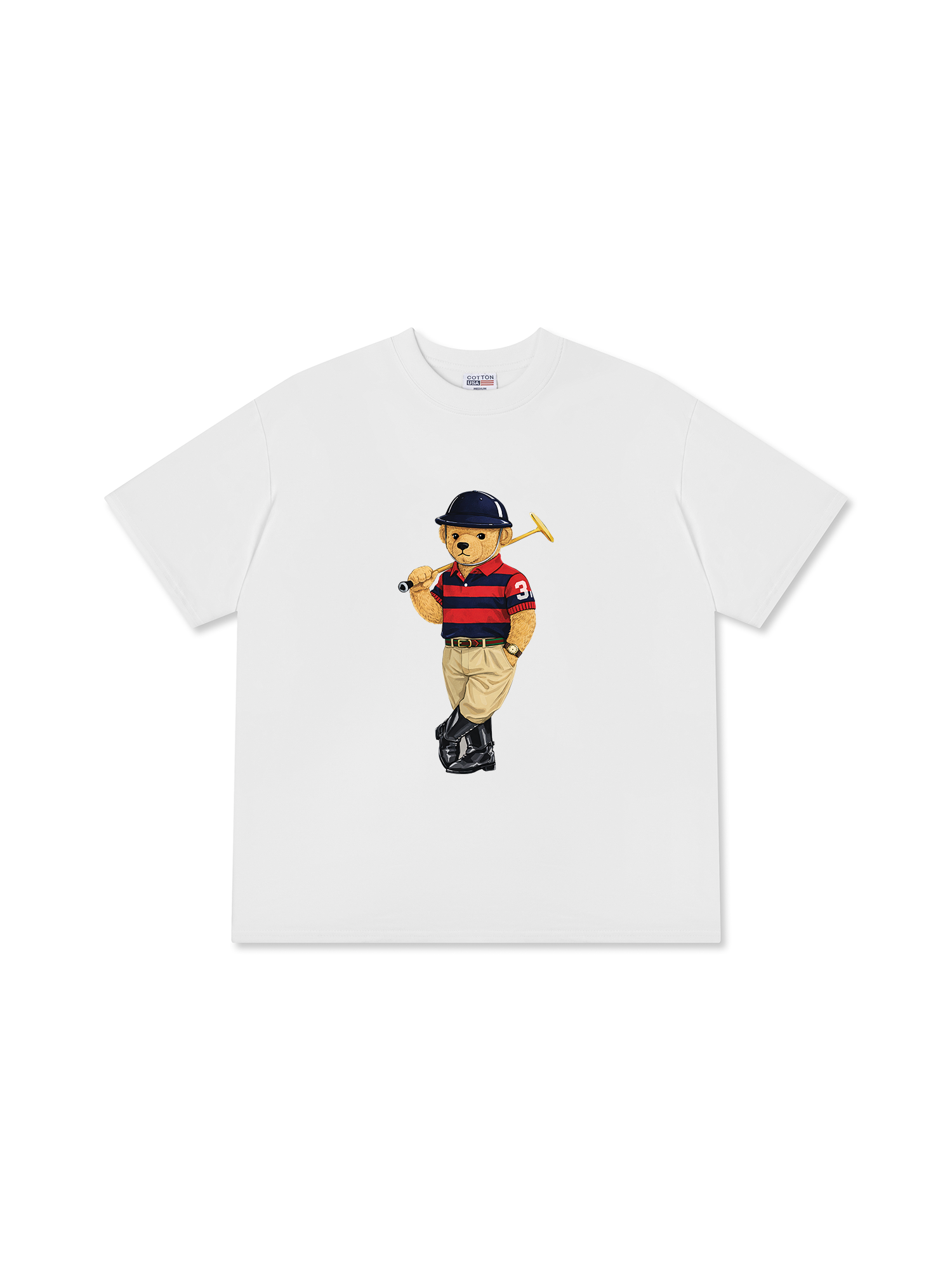 Áo Thun Relaxed Fit  Quiet Luxury Bear