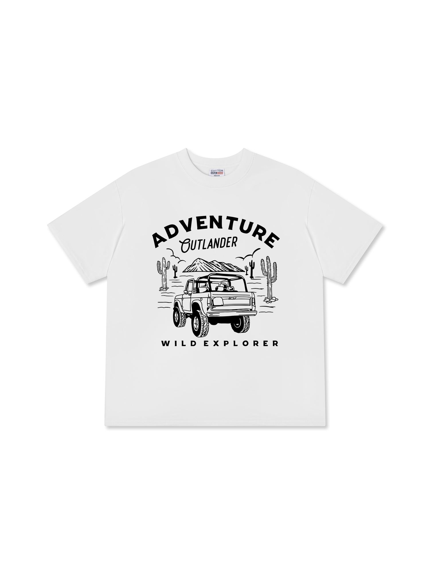 Áo Thun Relaxed Fit Adventure Cutlander Wild Explored