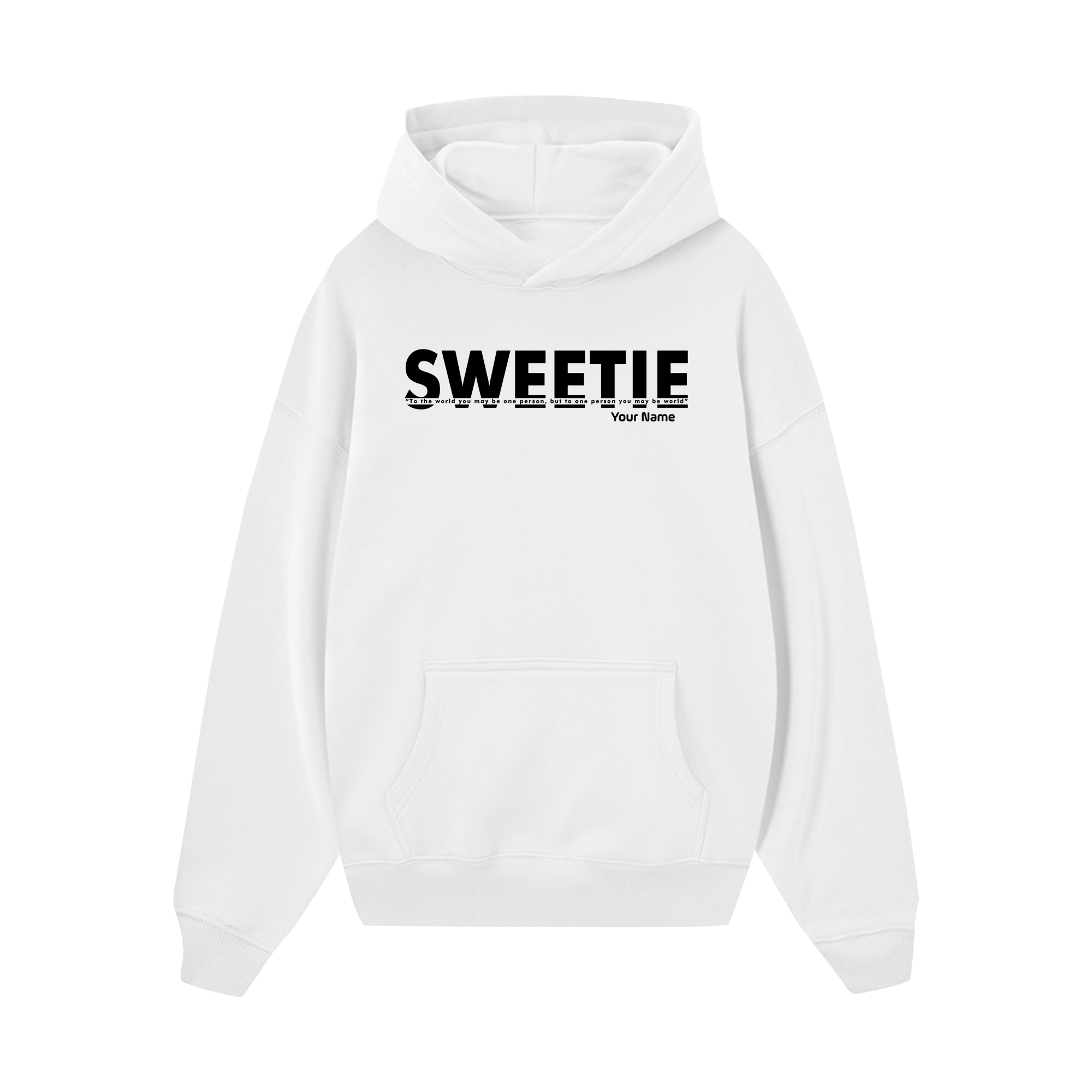 Custom Couple Sweetie Hoodie