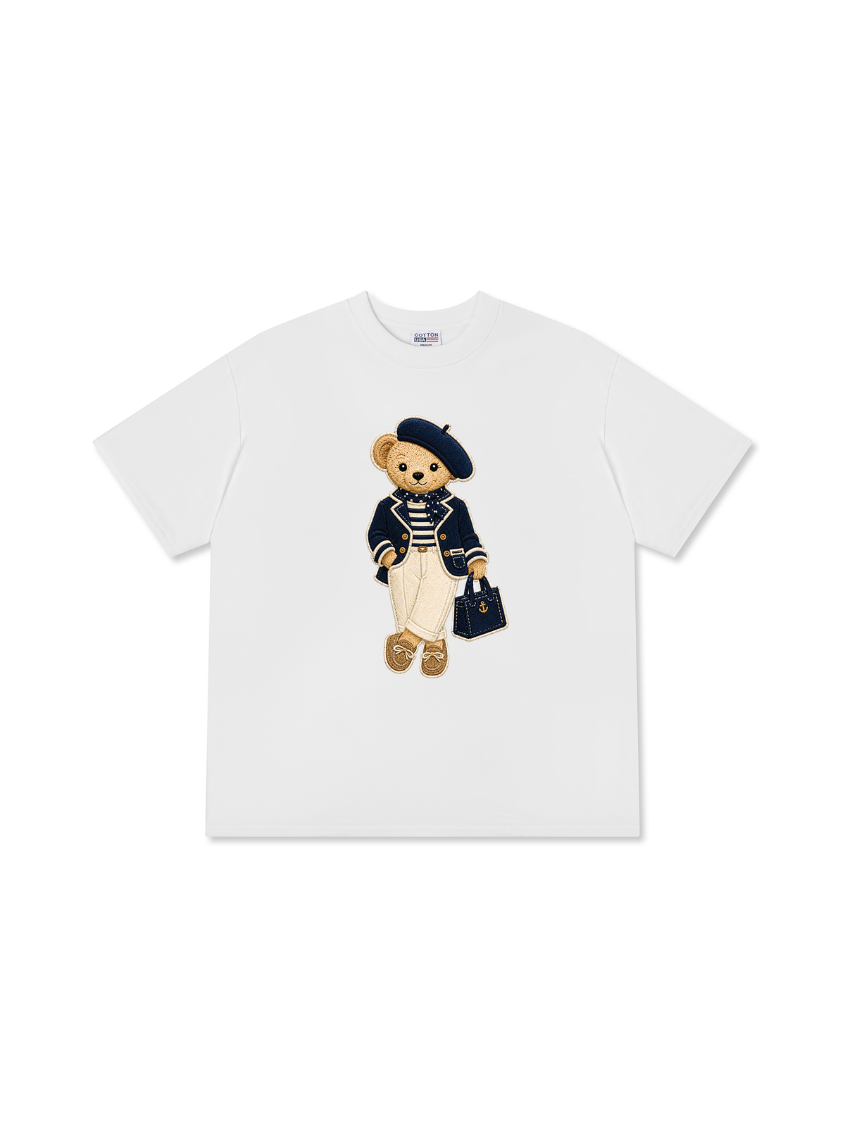 Áo Thun Relaxed Fit  Cute Bear Girrl