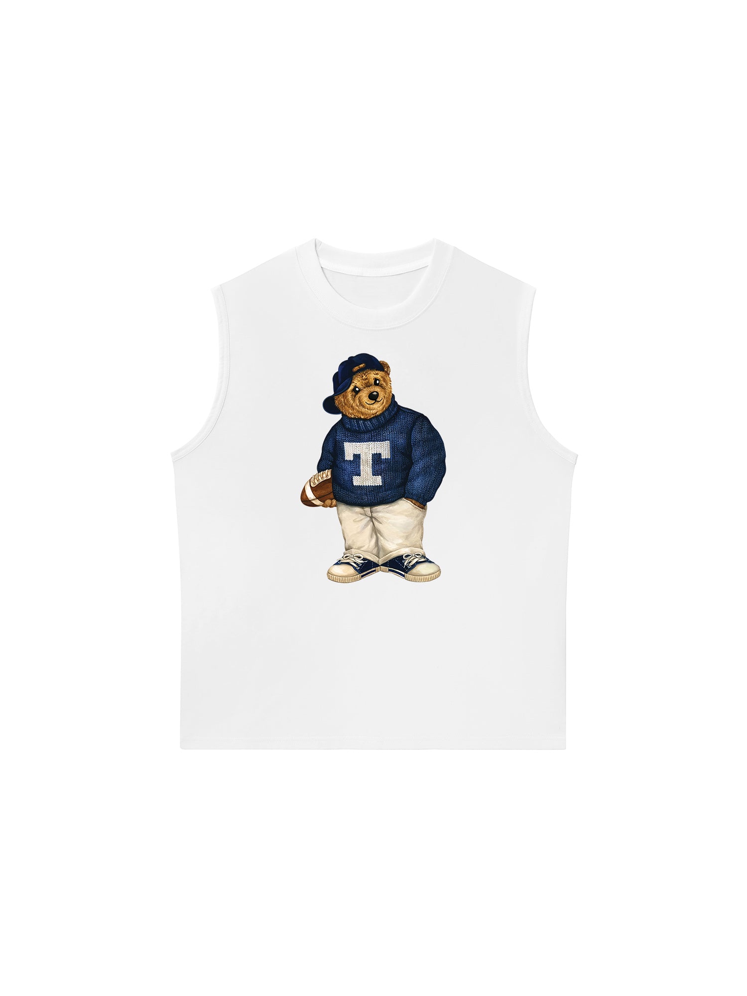Áo Ba Lỗ Relaxed Fit Bear Two