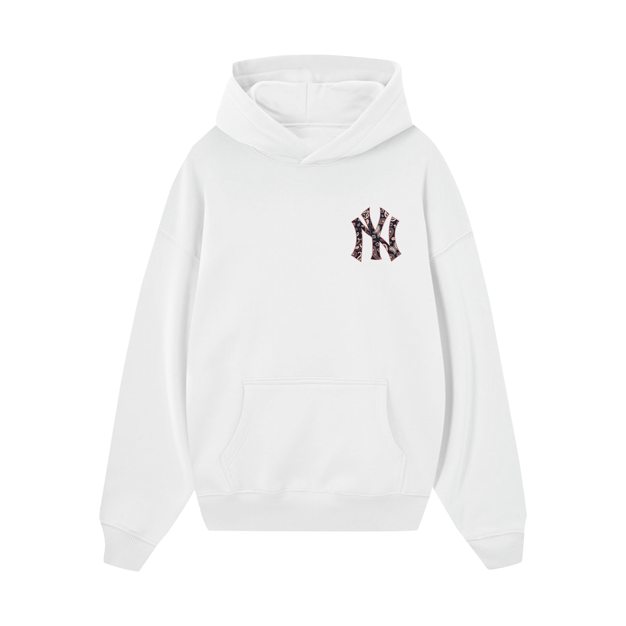 MLB Floral VIntage Bandana Hoodie