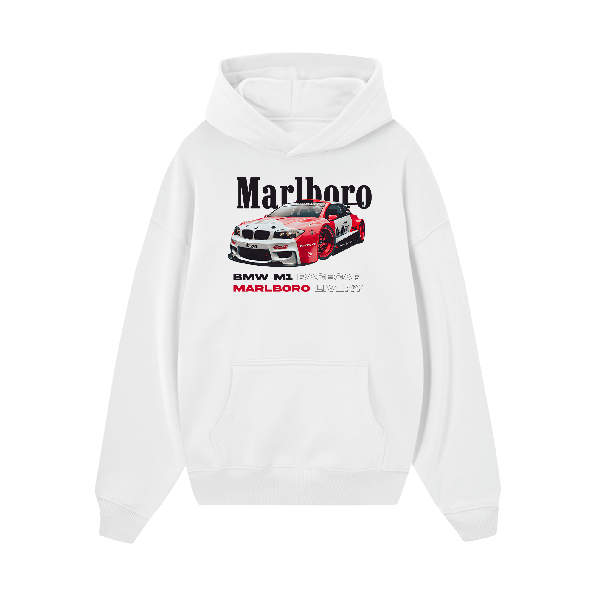 Marlboro BMW M1 Race Car Hoodie