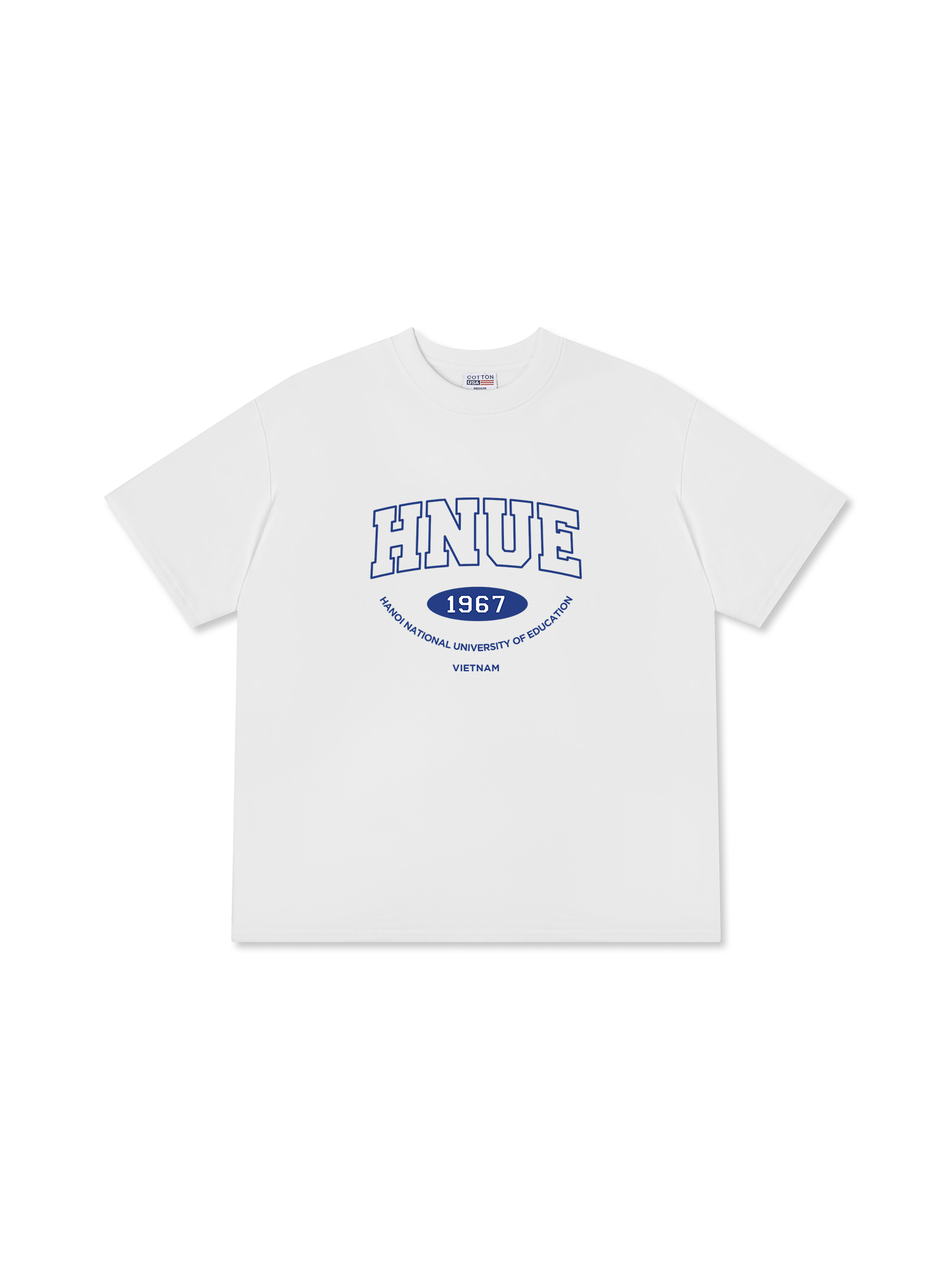 Áo Thun Relaxed Fit HNUE - Hanoi National University of Education