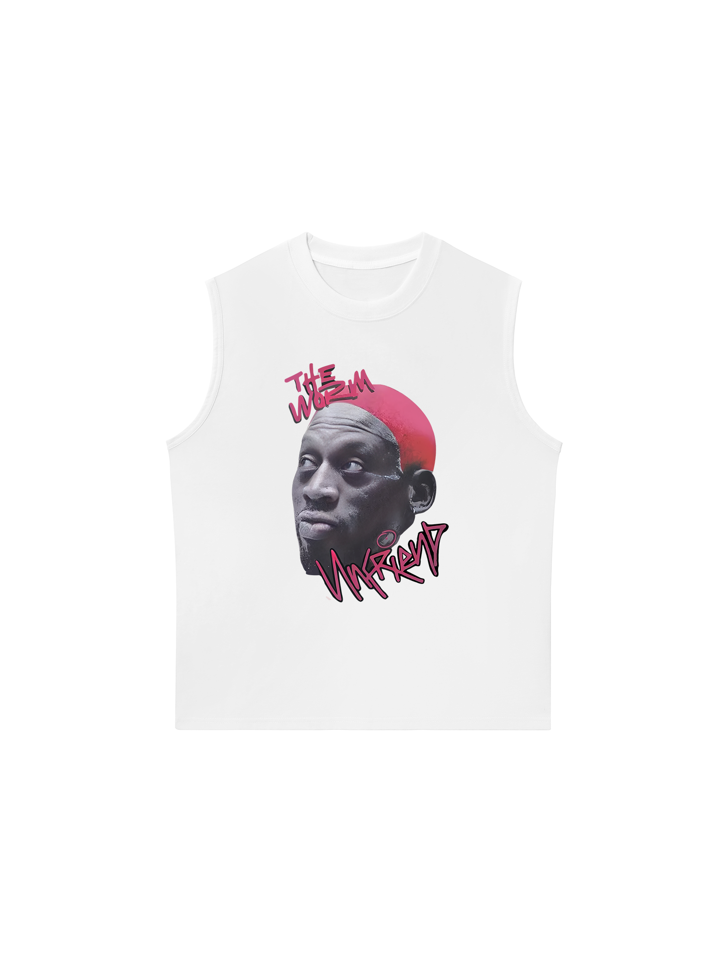 Áo Ba Lỗ Relaxed Fit Hip Hop Streetwear Dennis Rodman Graphic