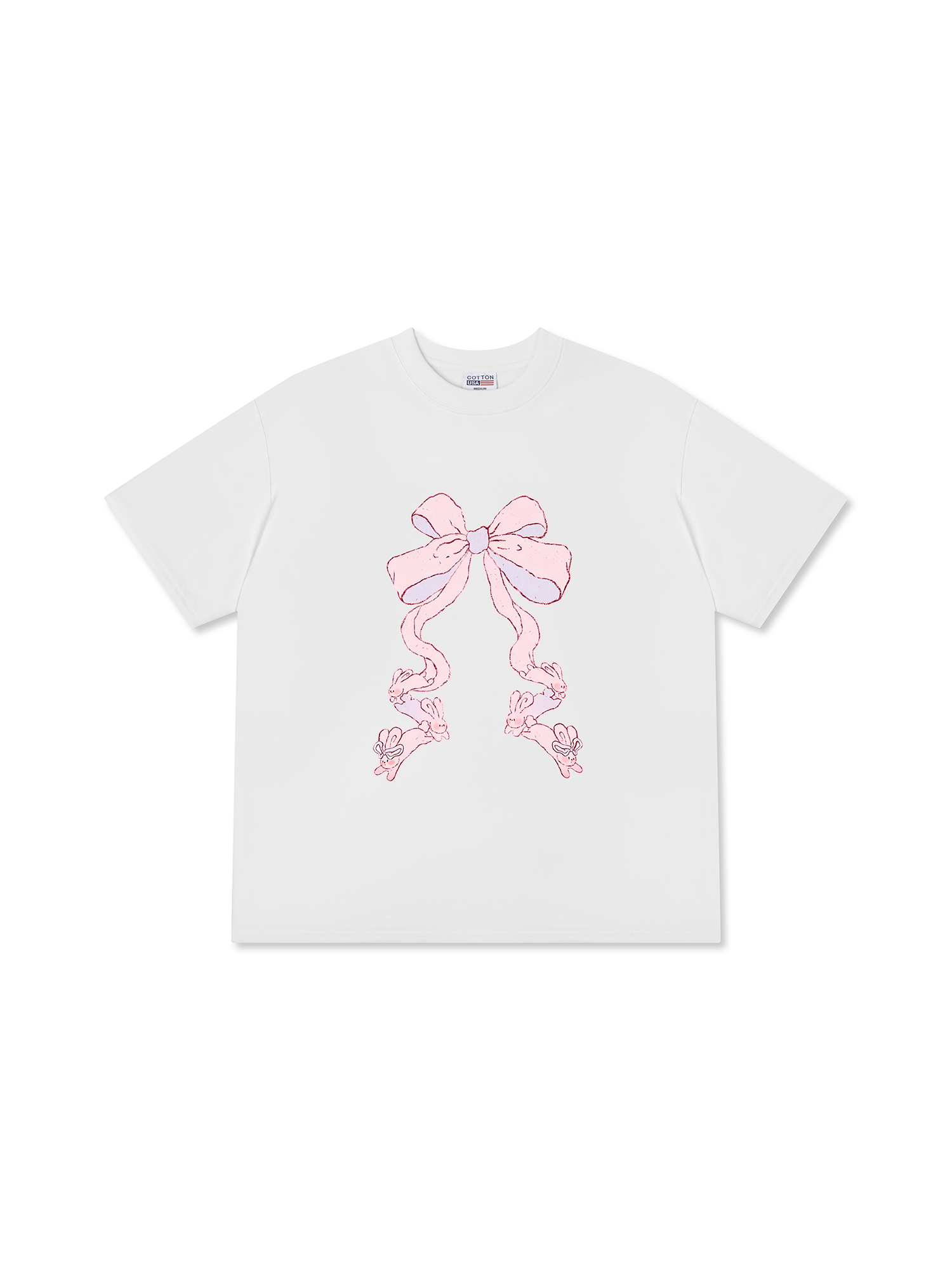 Áo Thun Relaxed Fit Rabbit Ribbon