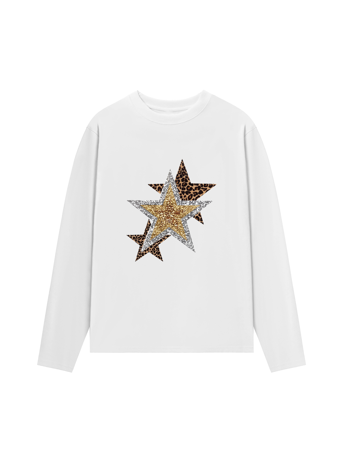 Áo Thun Dài Tay Urban Leopard Metallic Savage Stars