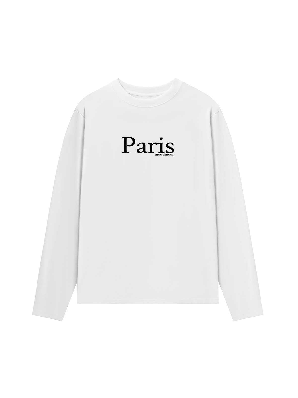 Áo Thun Dài Tay Paris Mou Amour