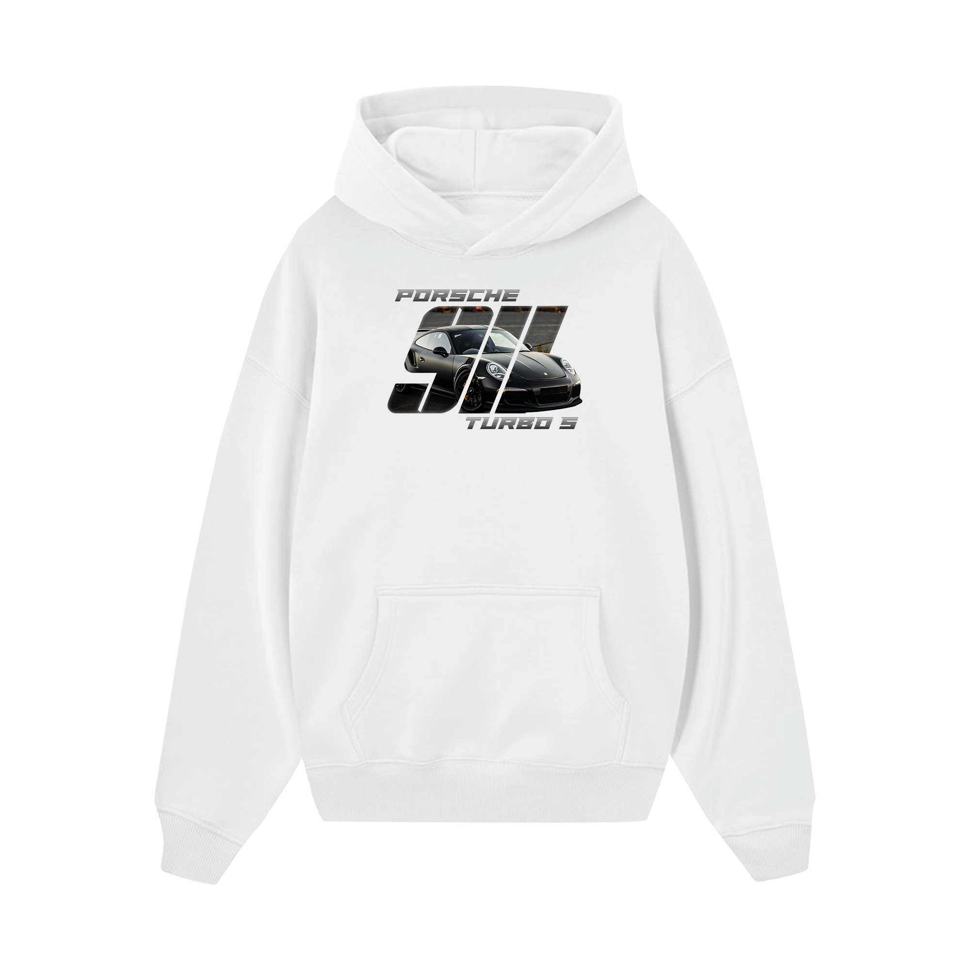 Porsche Silver Turbo S Hoodie