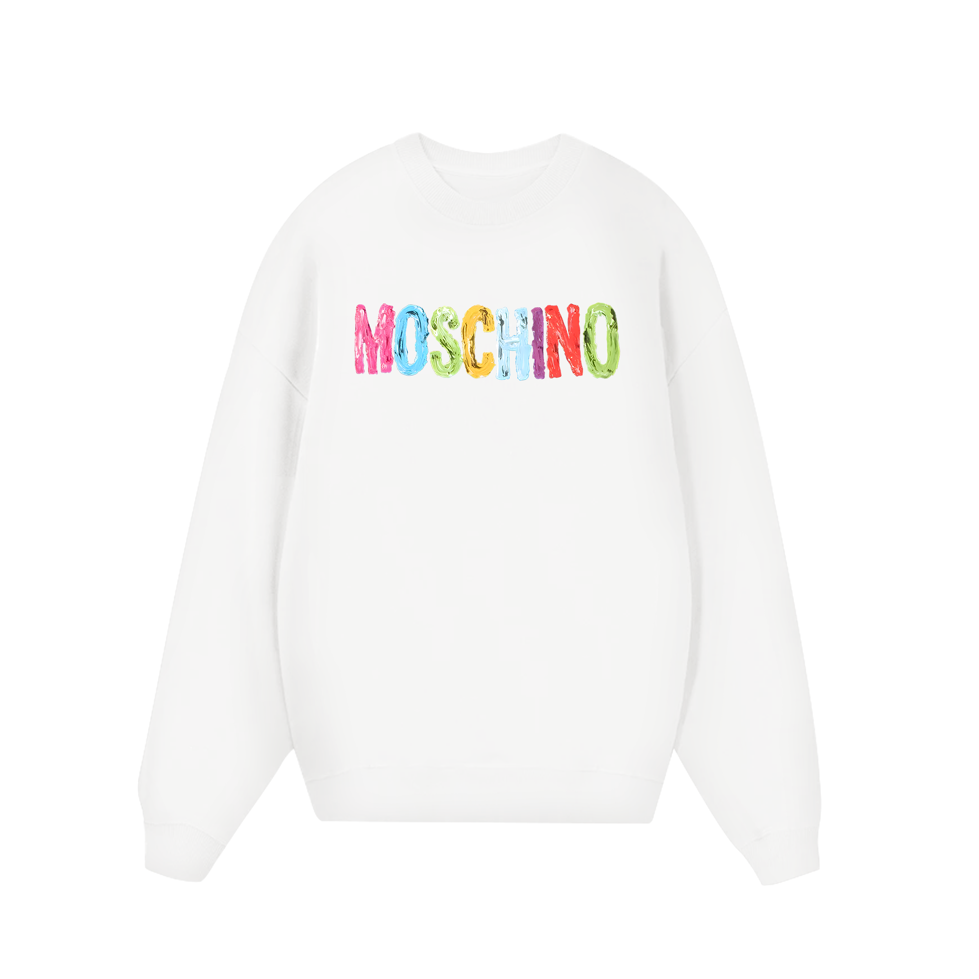 Moschino Rainbow Logo Sweater