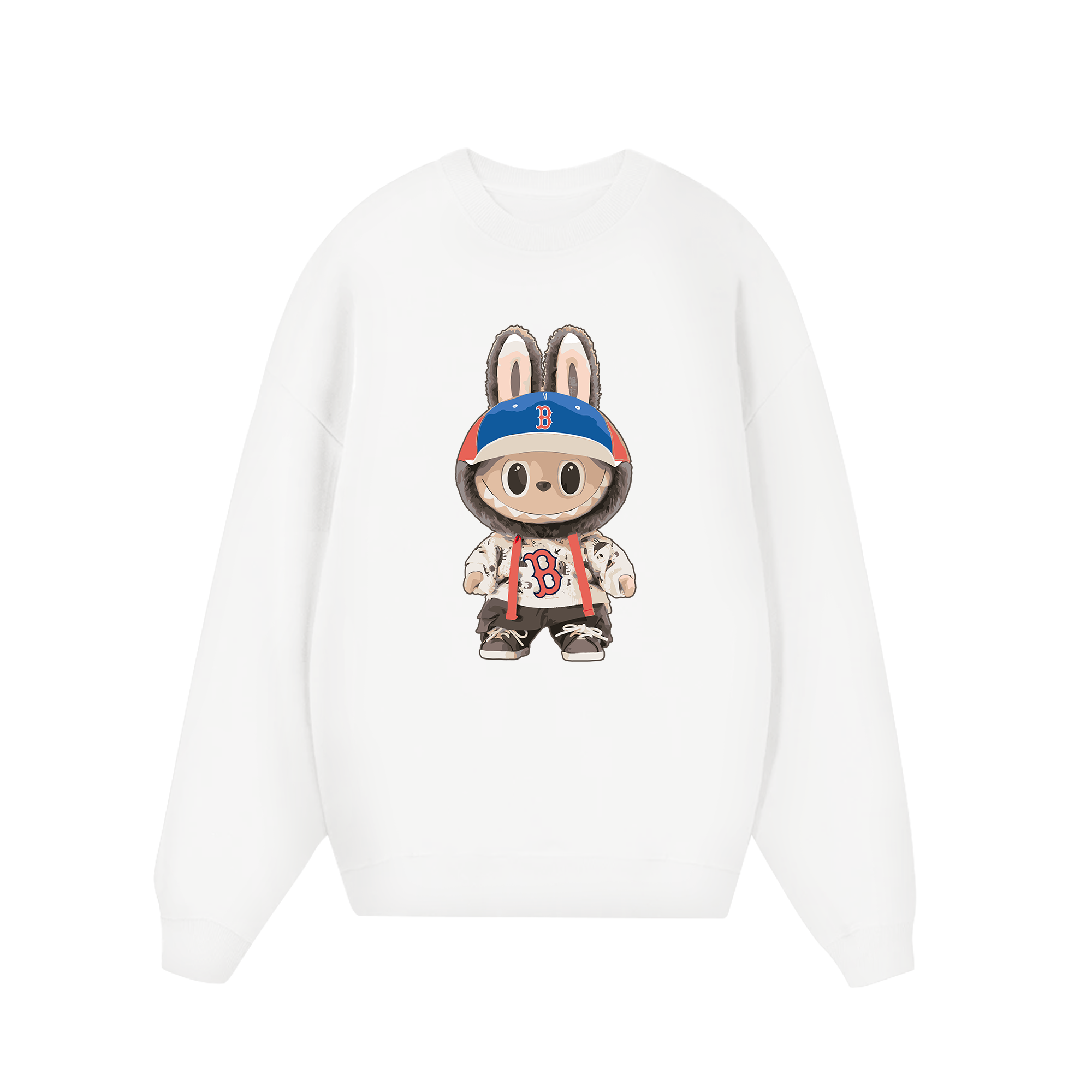 MLB Labubu Hip Hop Boston Sweater