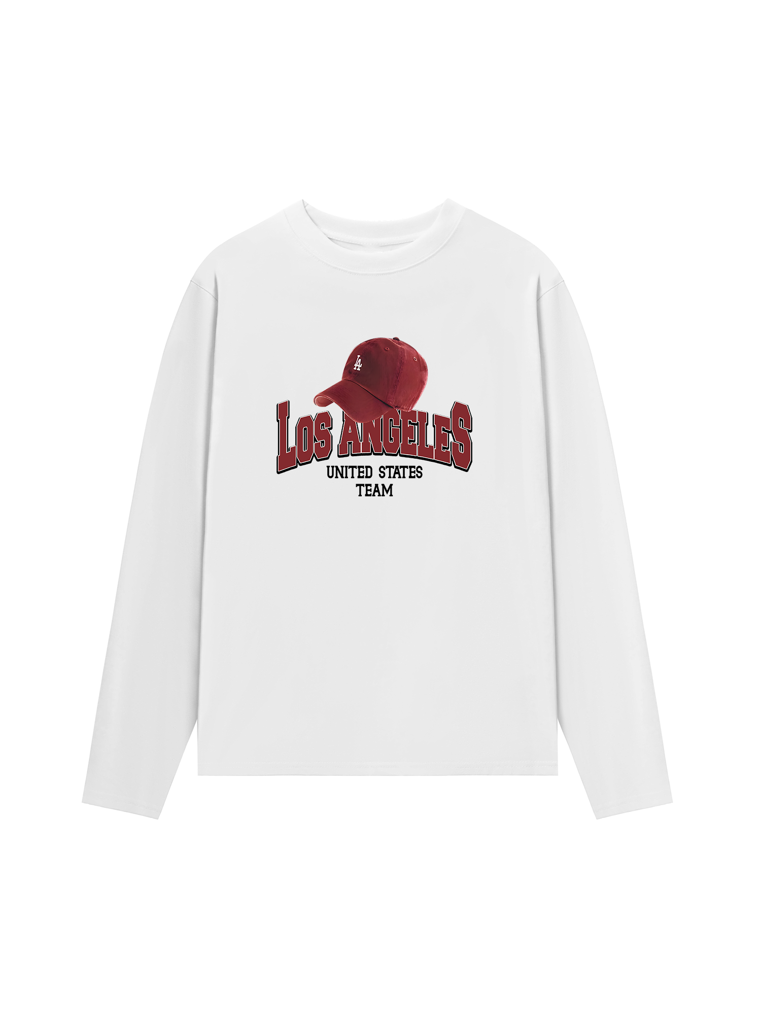Áo Thun Dài Tay USA Los Ageles