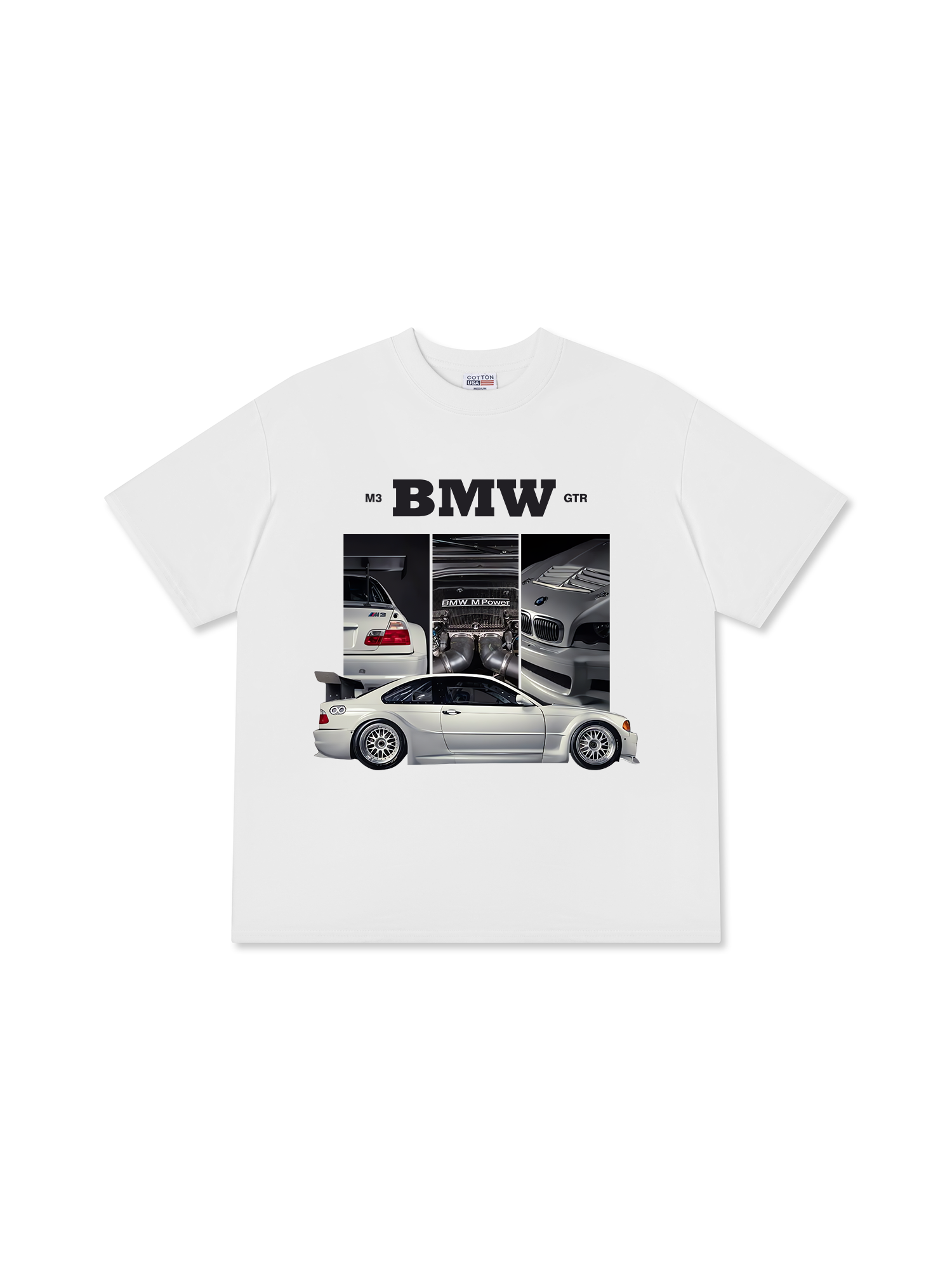 Áo Thun Relaxed Fit BMW M3 GTR Silver