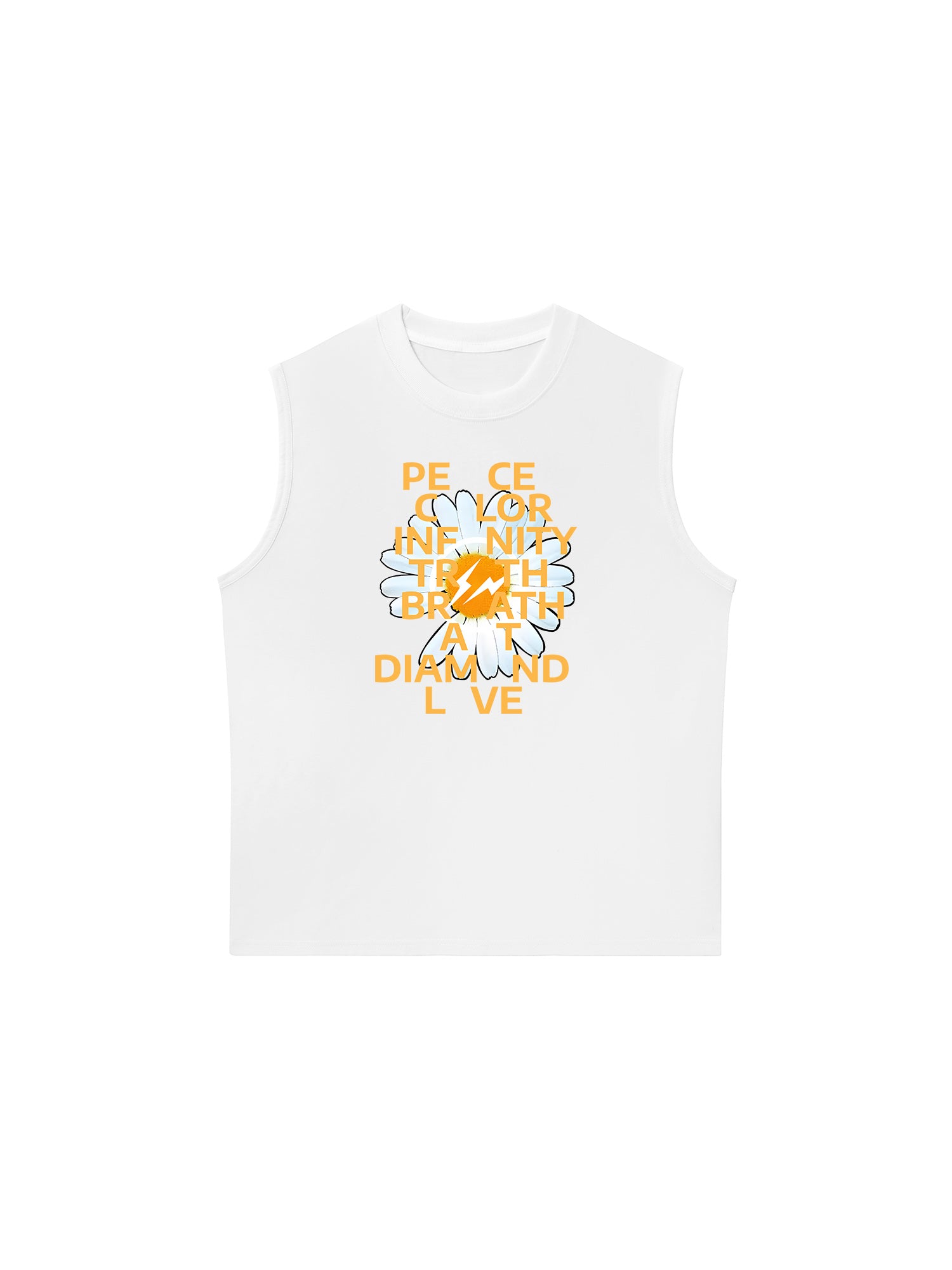 Áo Ba Lỗ Relaxed Fit Floral Peace Color Love