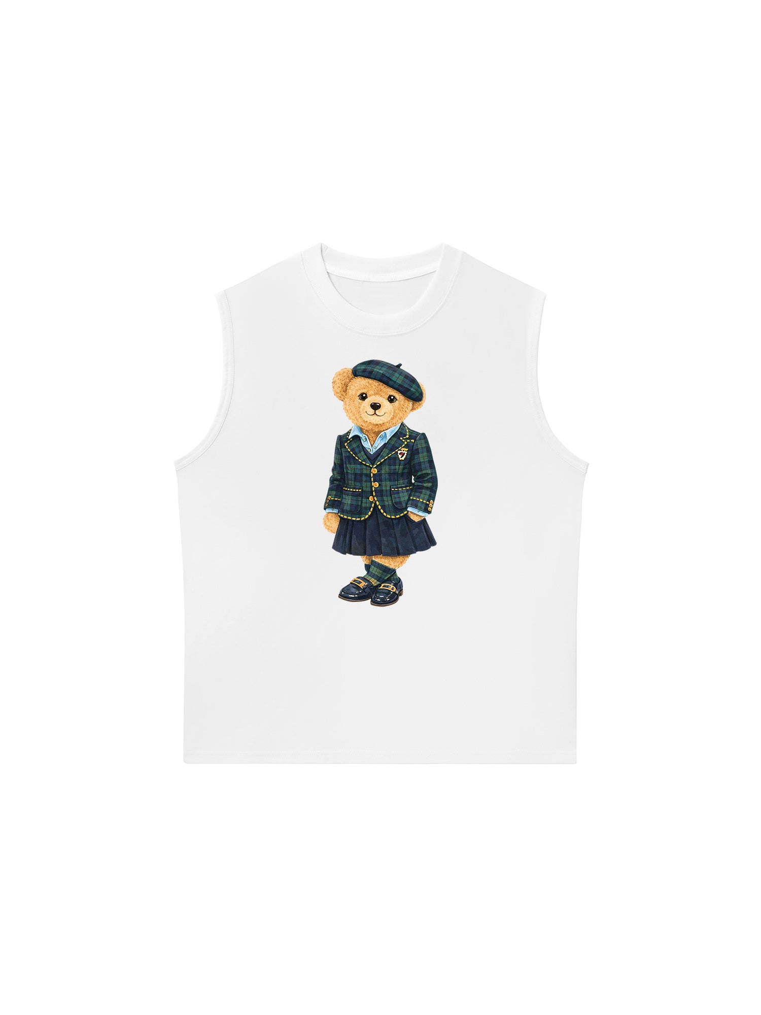 Áo Ba Lỗ Relaxed Fit Bear Three