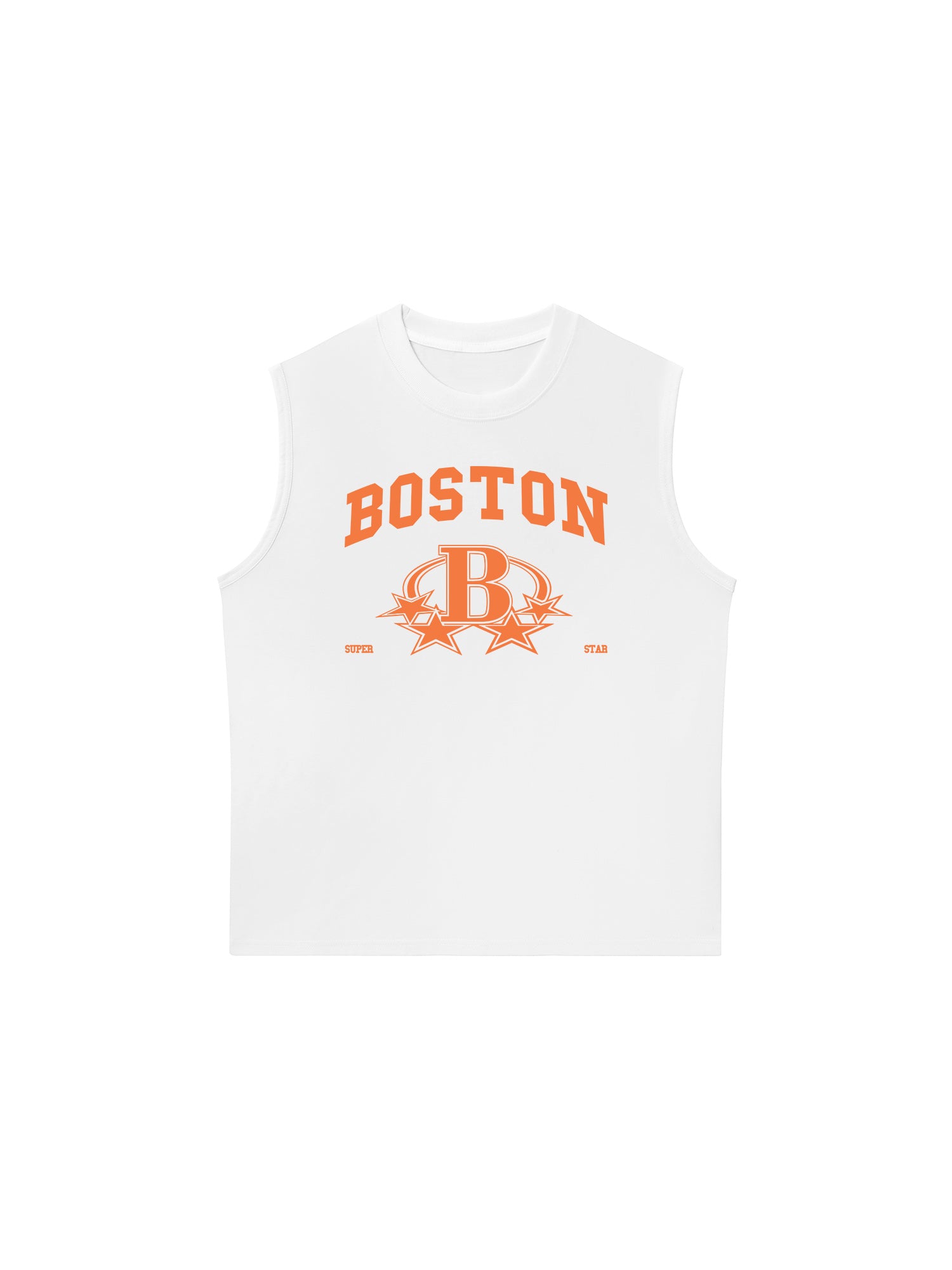 Áo Ba Lỗ Relaxed Fit USA Boston Super Star