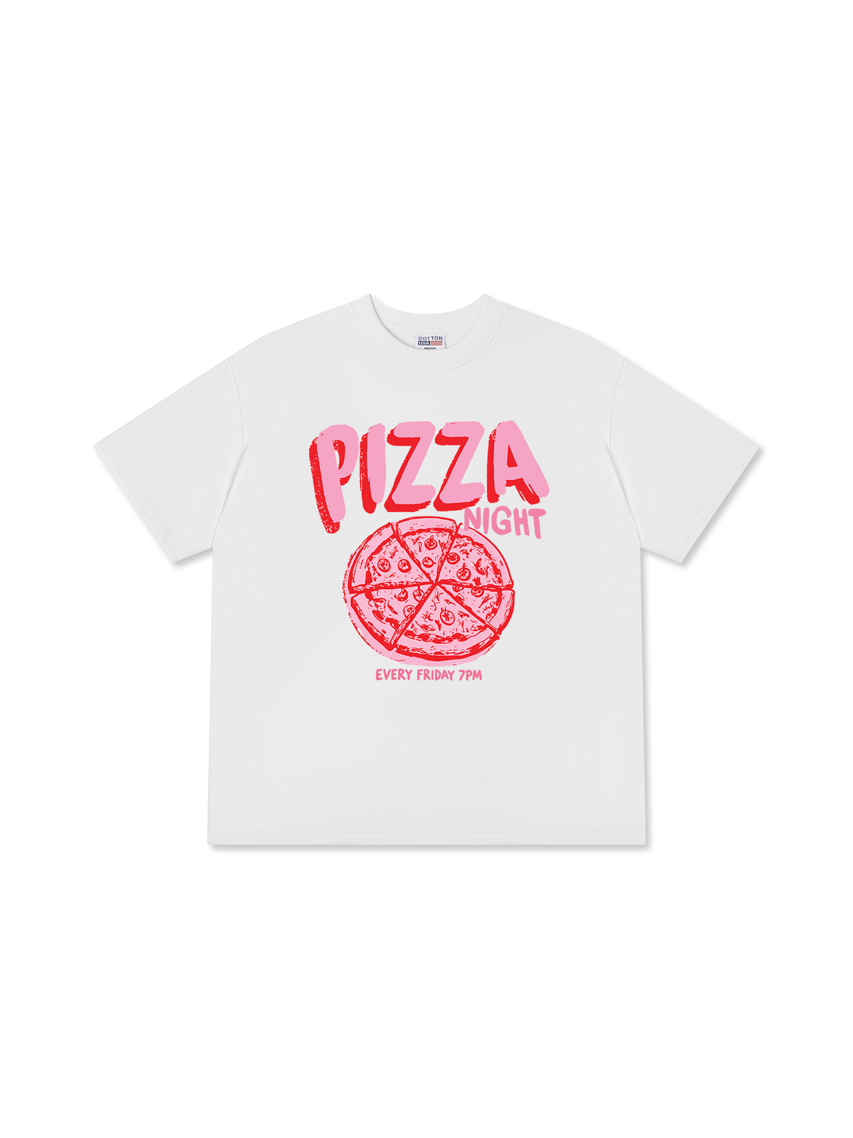 Áo Thun Relaxed Fit Pizza Night