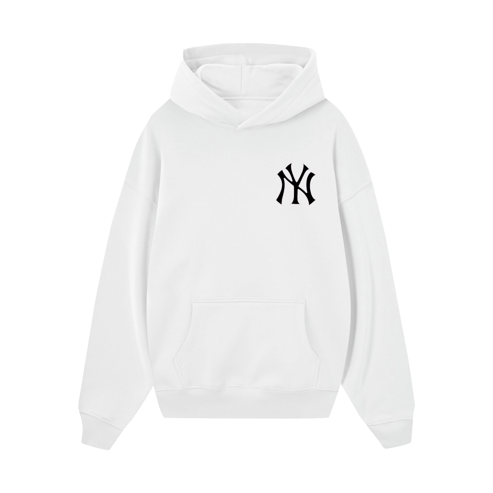 MLB Floral Teddy Bear Bleached Color Hoodie