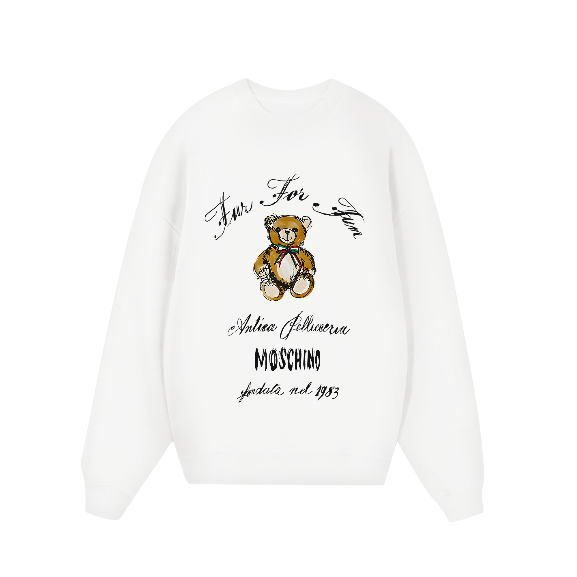 Moschino Funny Bear Retro Sweater