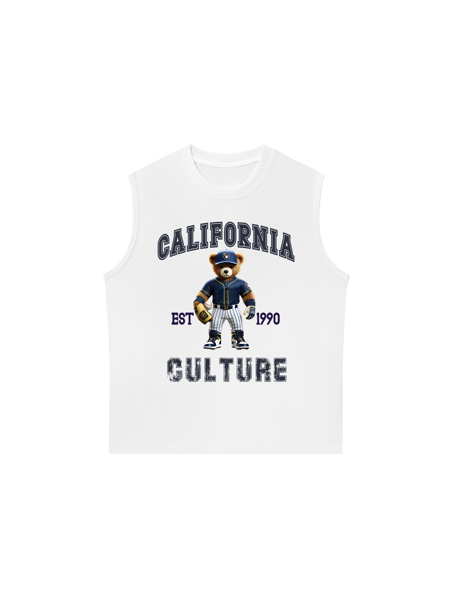 Áo Ba Lỗ Relaxed Fit Baseball California Culture