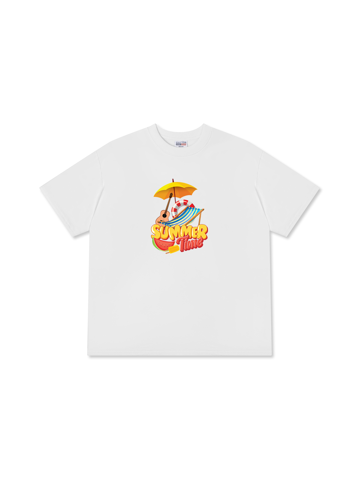 Áo Thun Relaxed Fit Tropical Summer Time