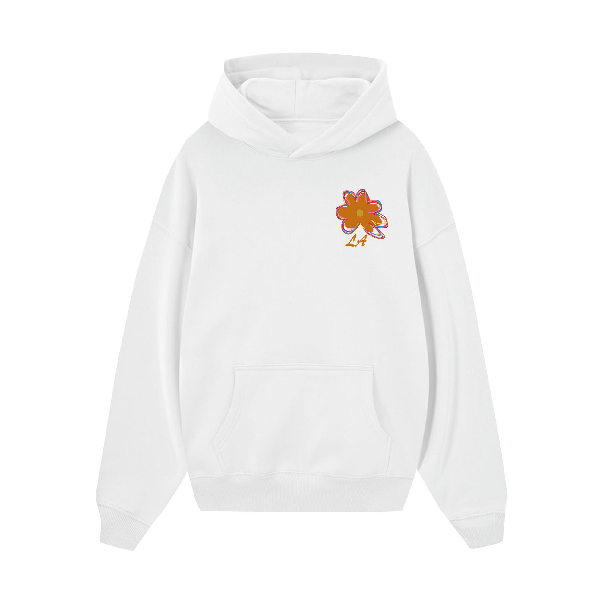 MLB Floral LA Yeankees  Groovy Flower Hoodie