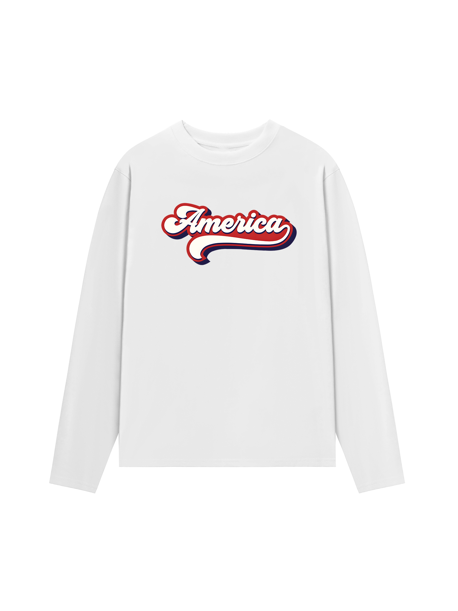 Áo Thun Dài Tay USA Vintage America