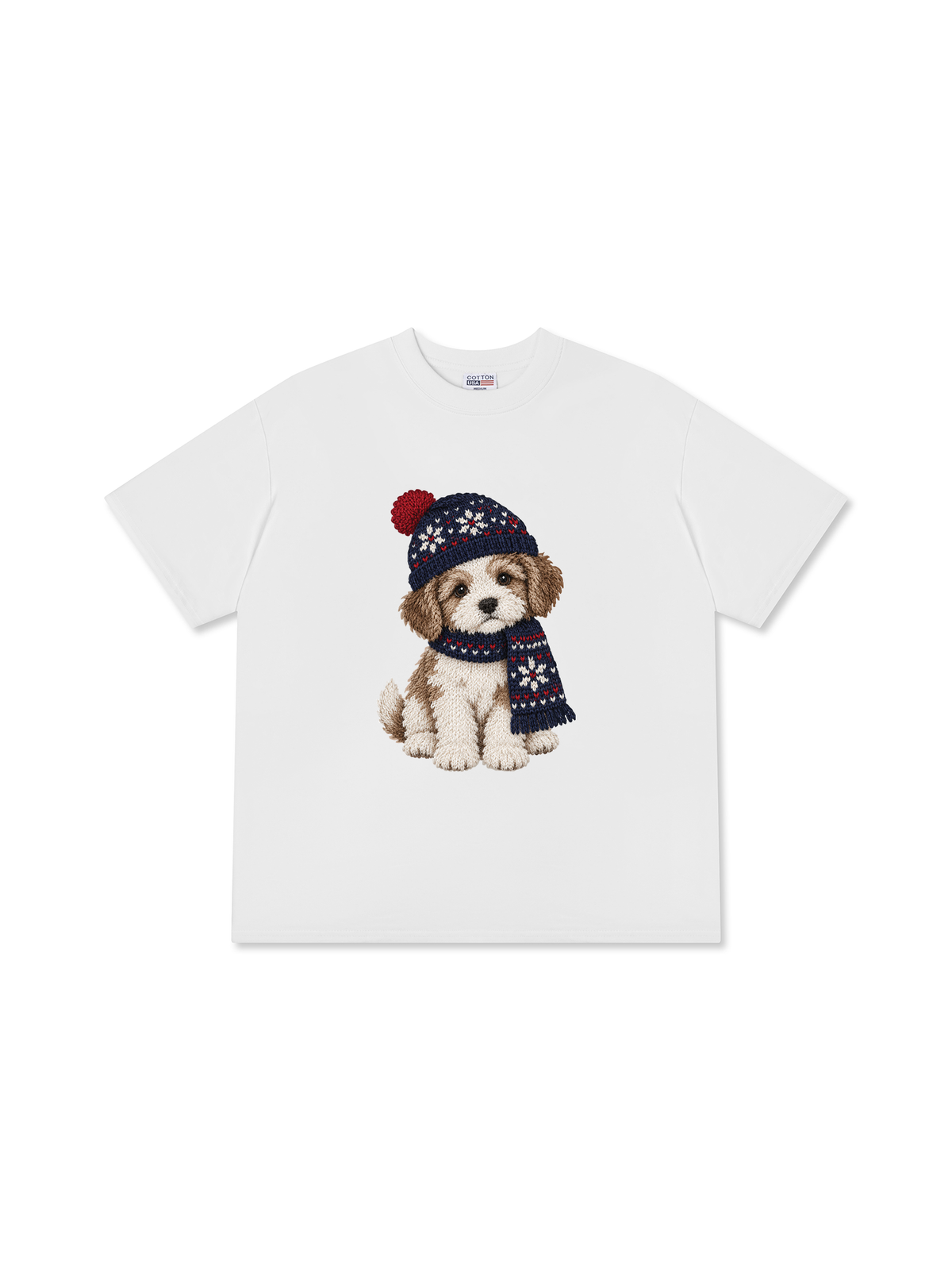 Áo Thun Relaxed Fit Winter Pup