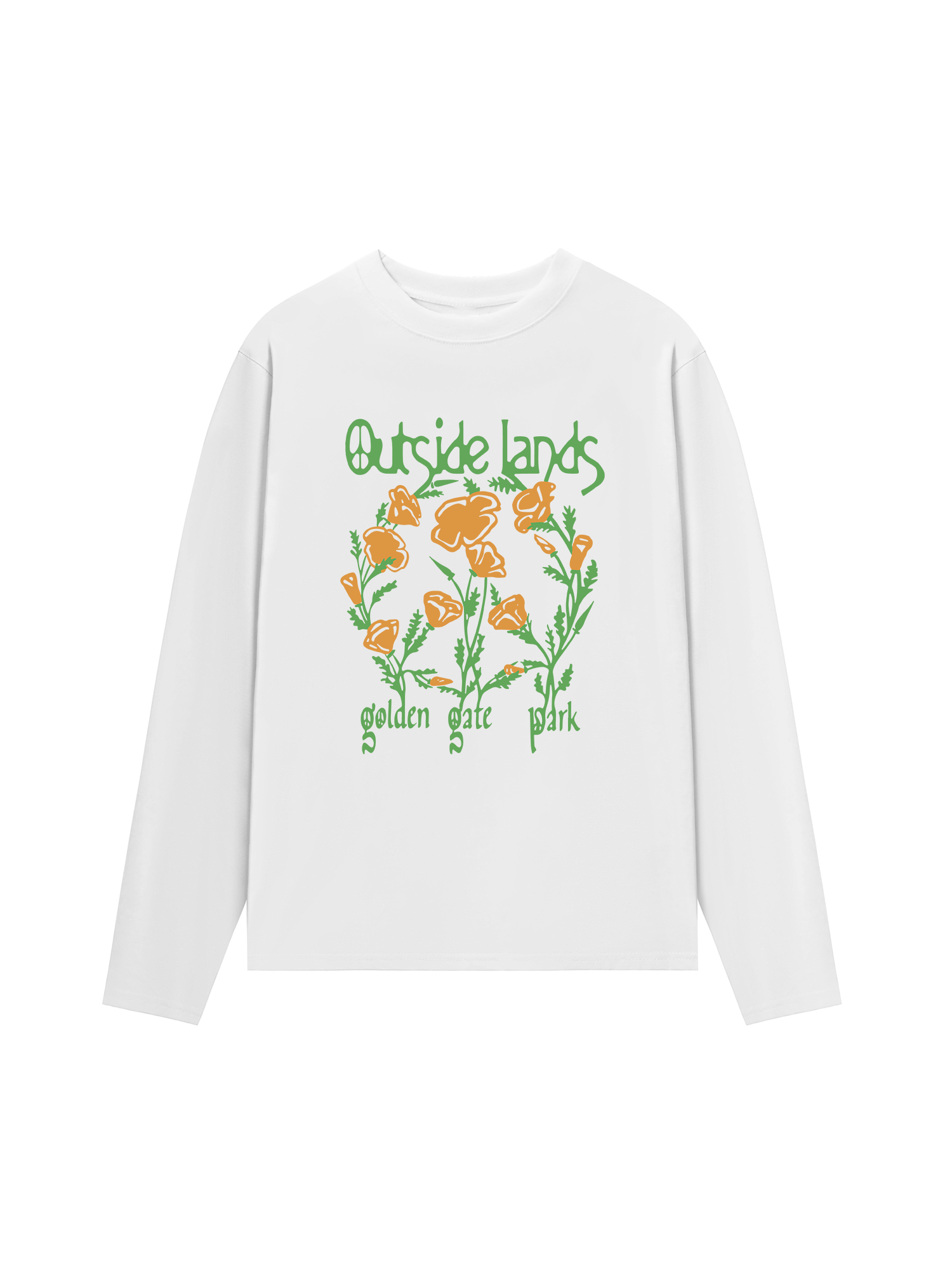 Áo Thun Dài Tay Floral Outside Lands