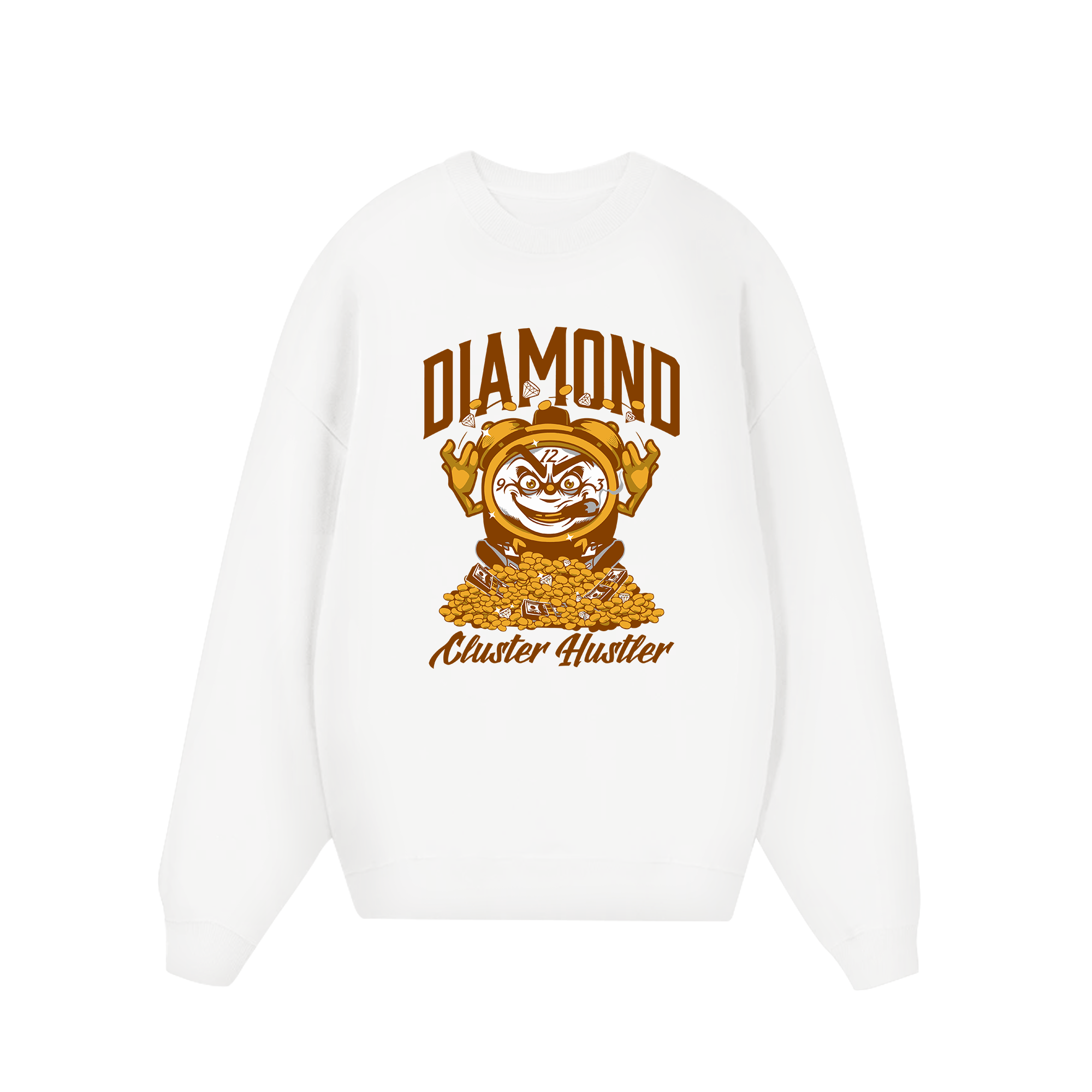 Money Diamond Cluster Hustler Sweater