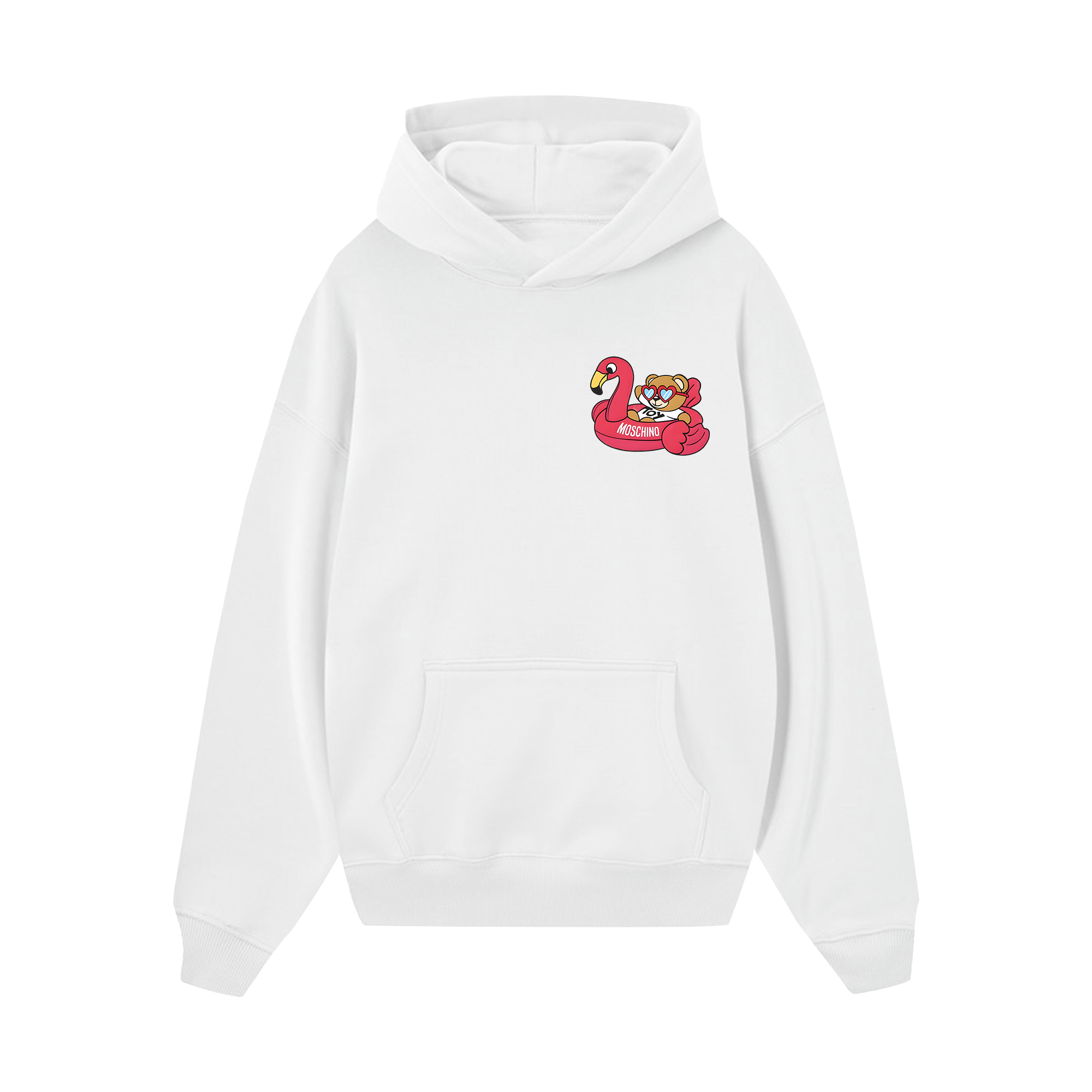 Moschino Bear Flamigo Summer Hoodie