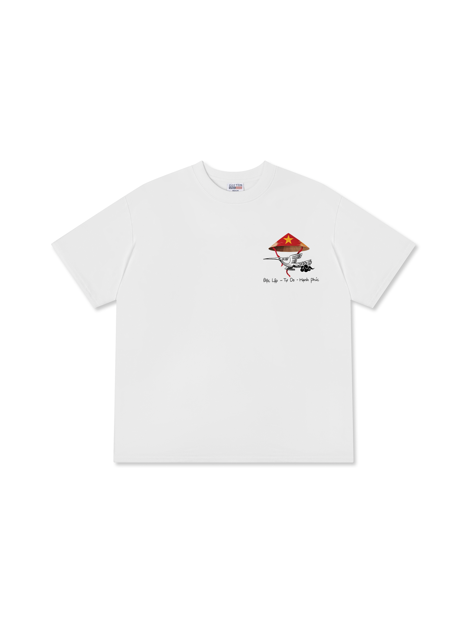 Áo Thun Relaxed Fit Việt Nam Độc Lập - Tự Do - Hạnh Phúc 2