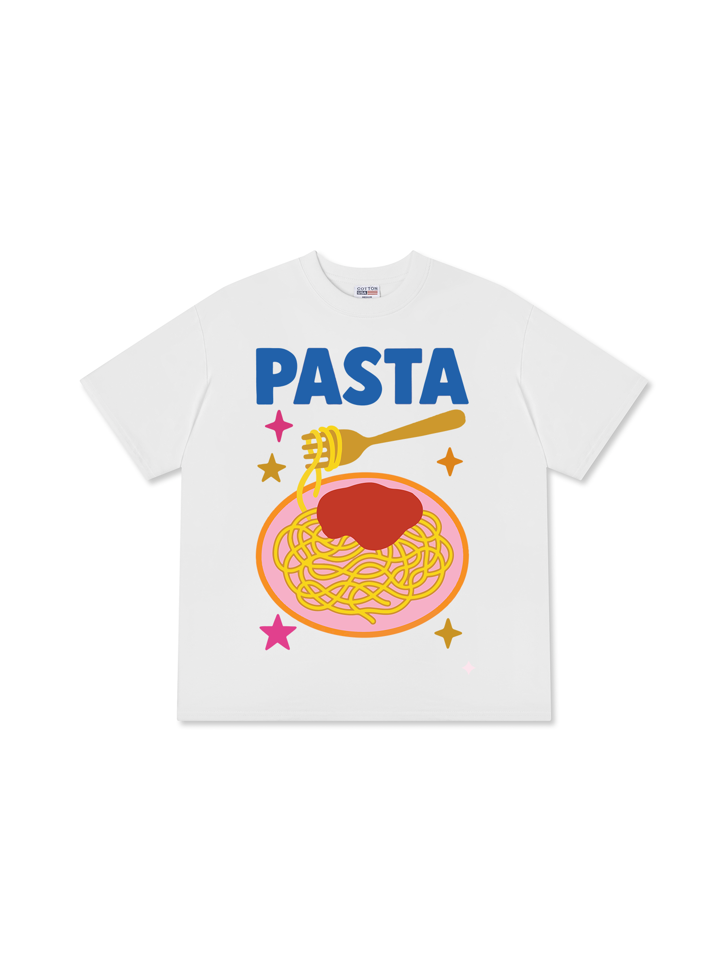 Áo Thun Relaxed Fit Yummy Mood Pasta