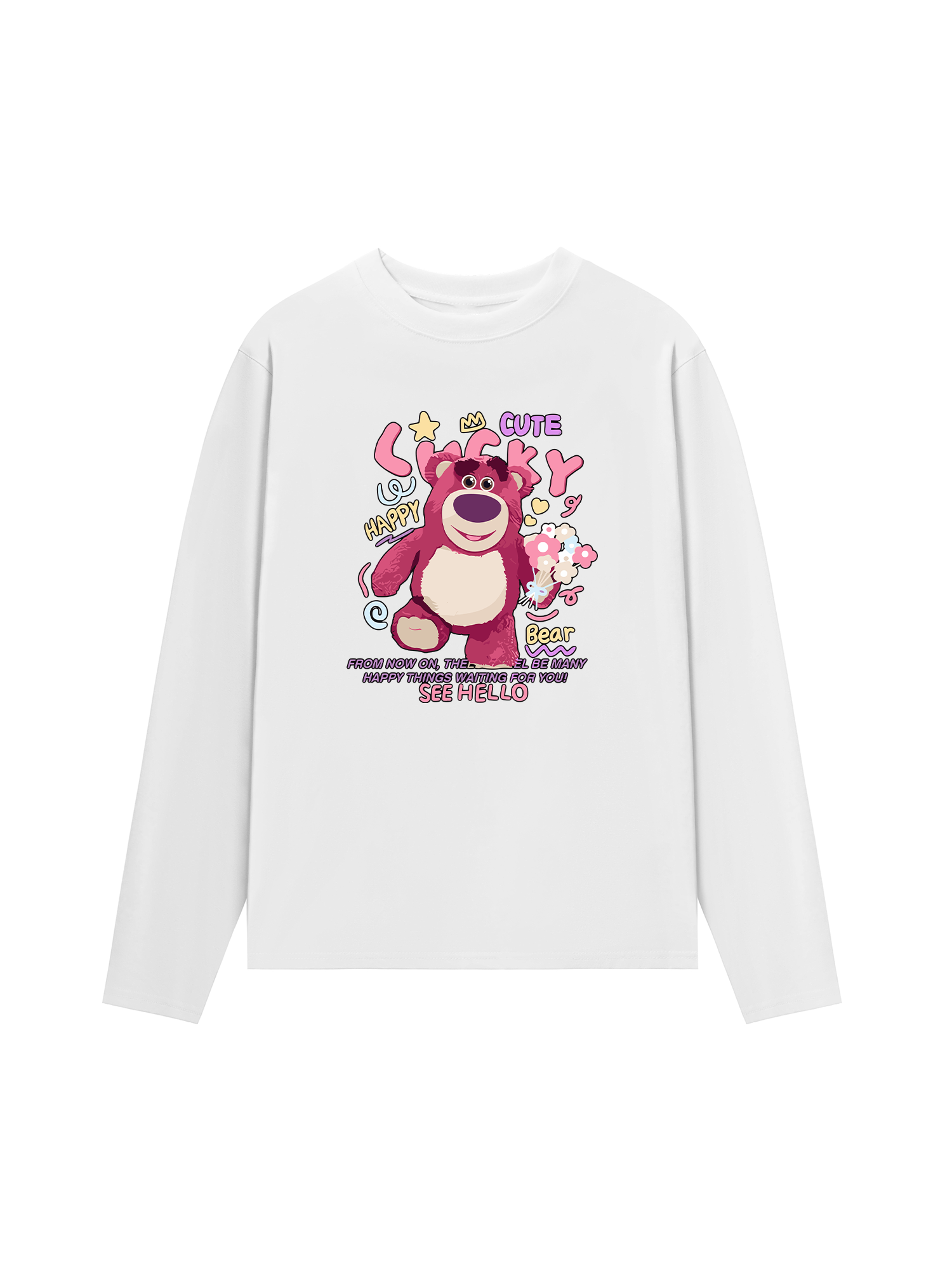 Áo Thun Dài Tay Lucky Bear