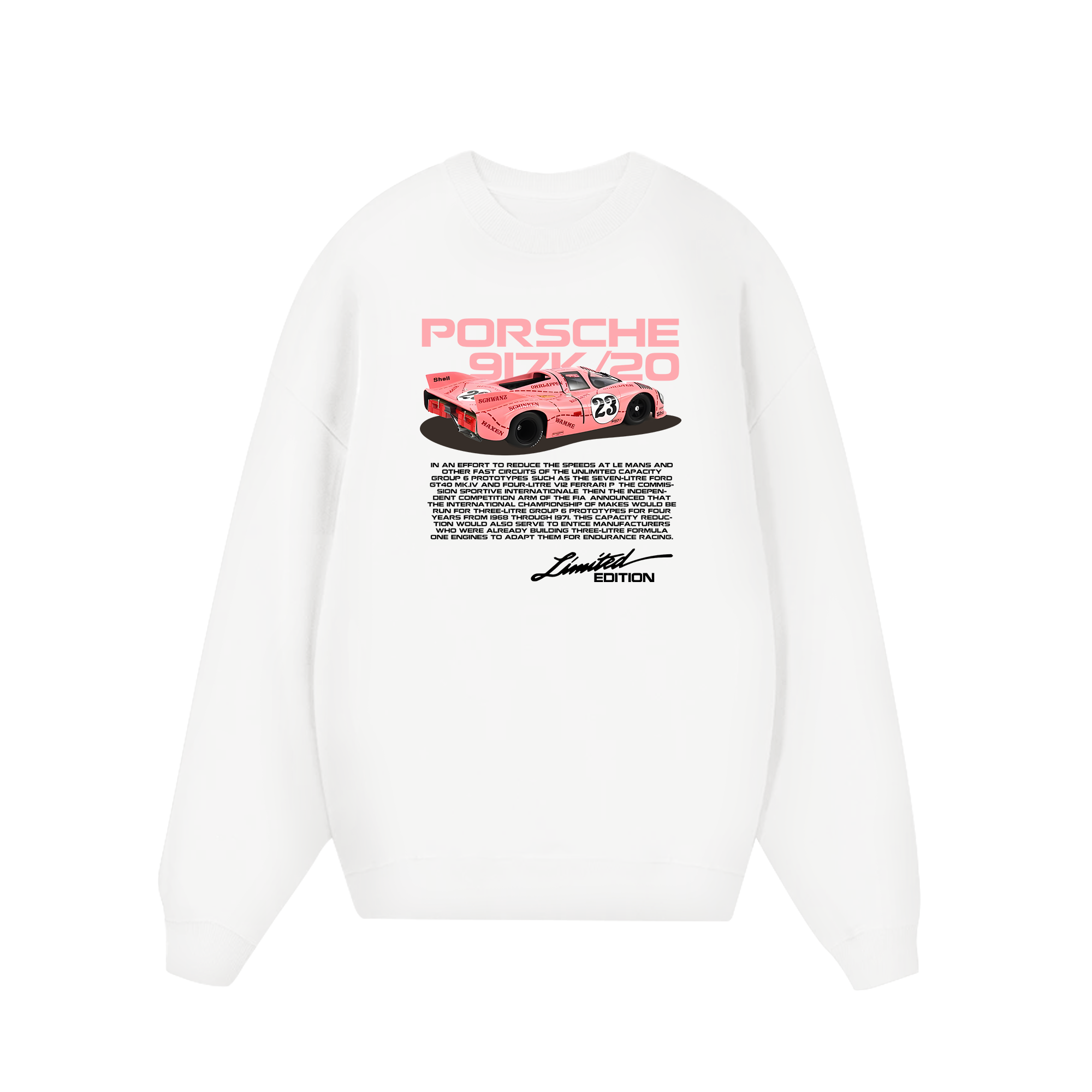 Porsche 917K Pink Pig Sweater