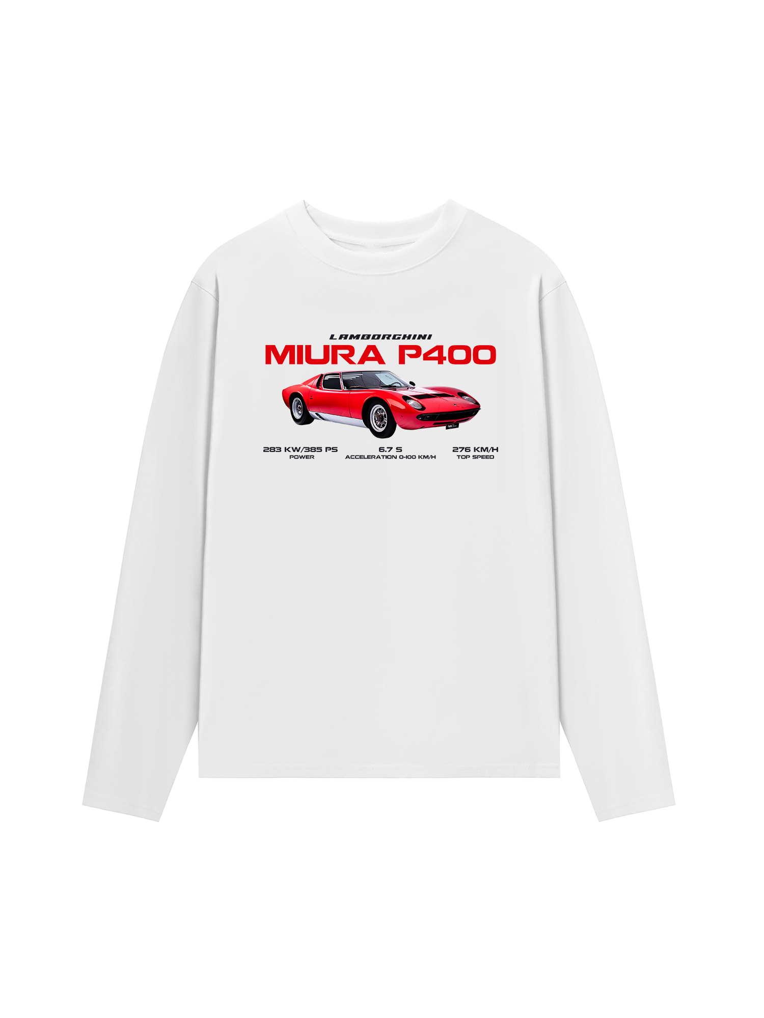 Áo Thun Dài Tay Lamborghini Miura P400