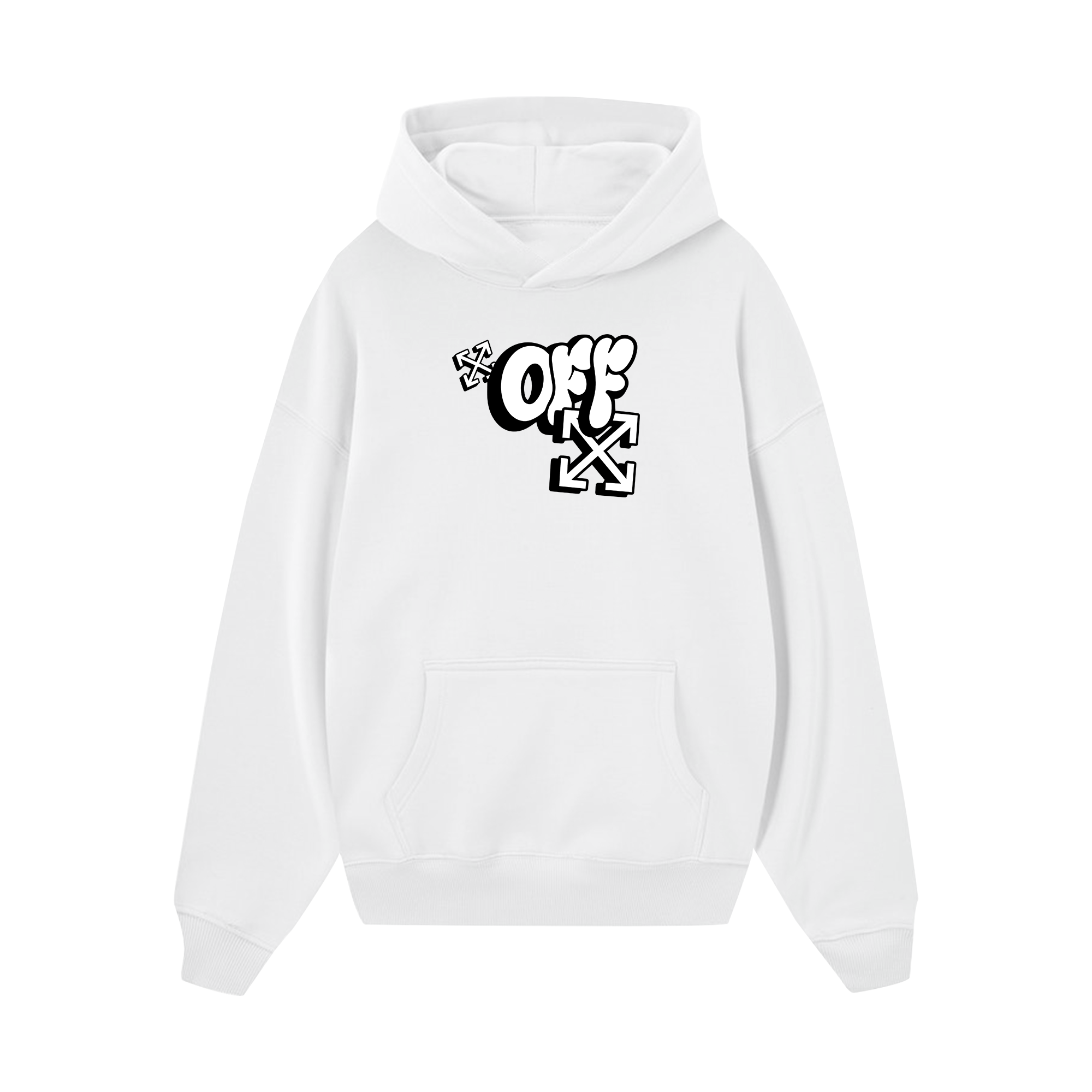 Off White Bubbles Arrow Hoodie