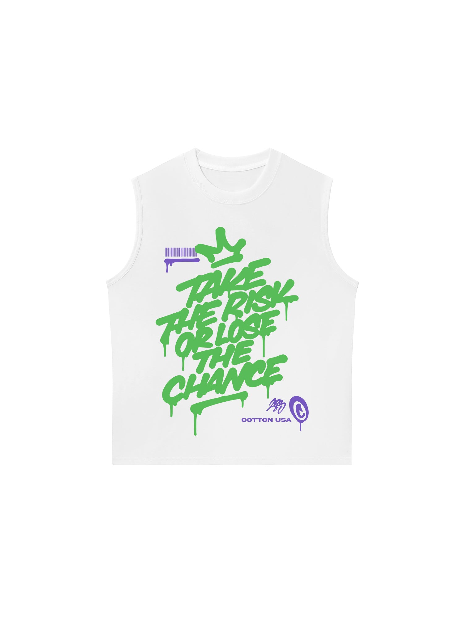 Áo Ba Lỗ Relaxed Fit Money Take The Risk
