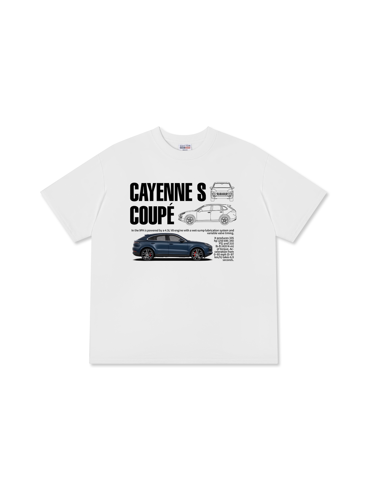 Áo Thun Relaxed Fit Cayenne S Coupe Classic