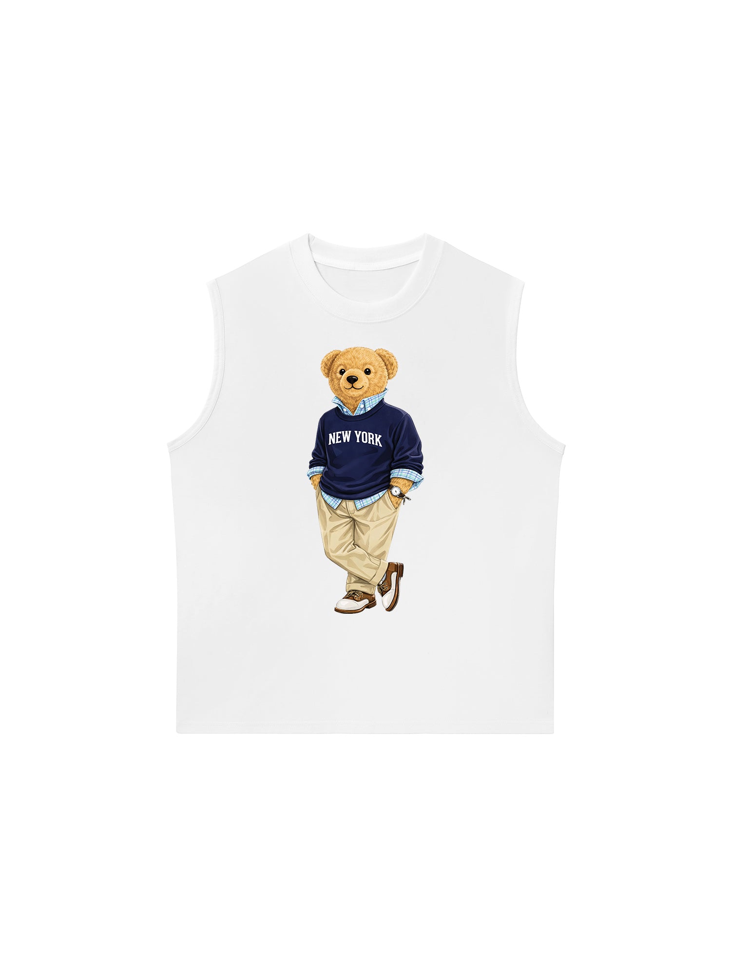 Áo Ba Lỗ Relaxed Fit Classic Bear
