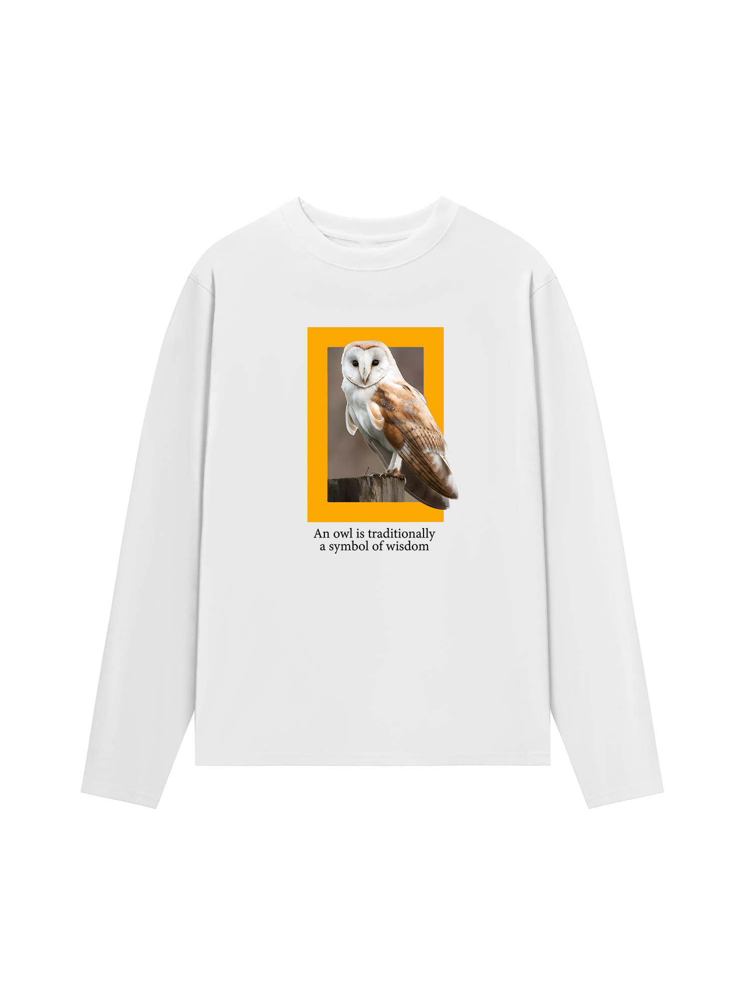 Áo Thun Dài Tay Wild Life Symbol Of Wisdom