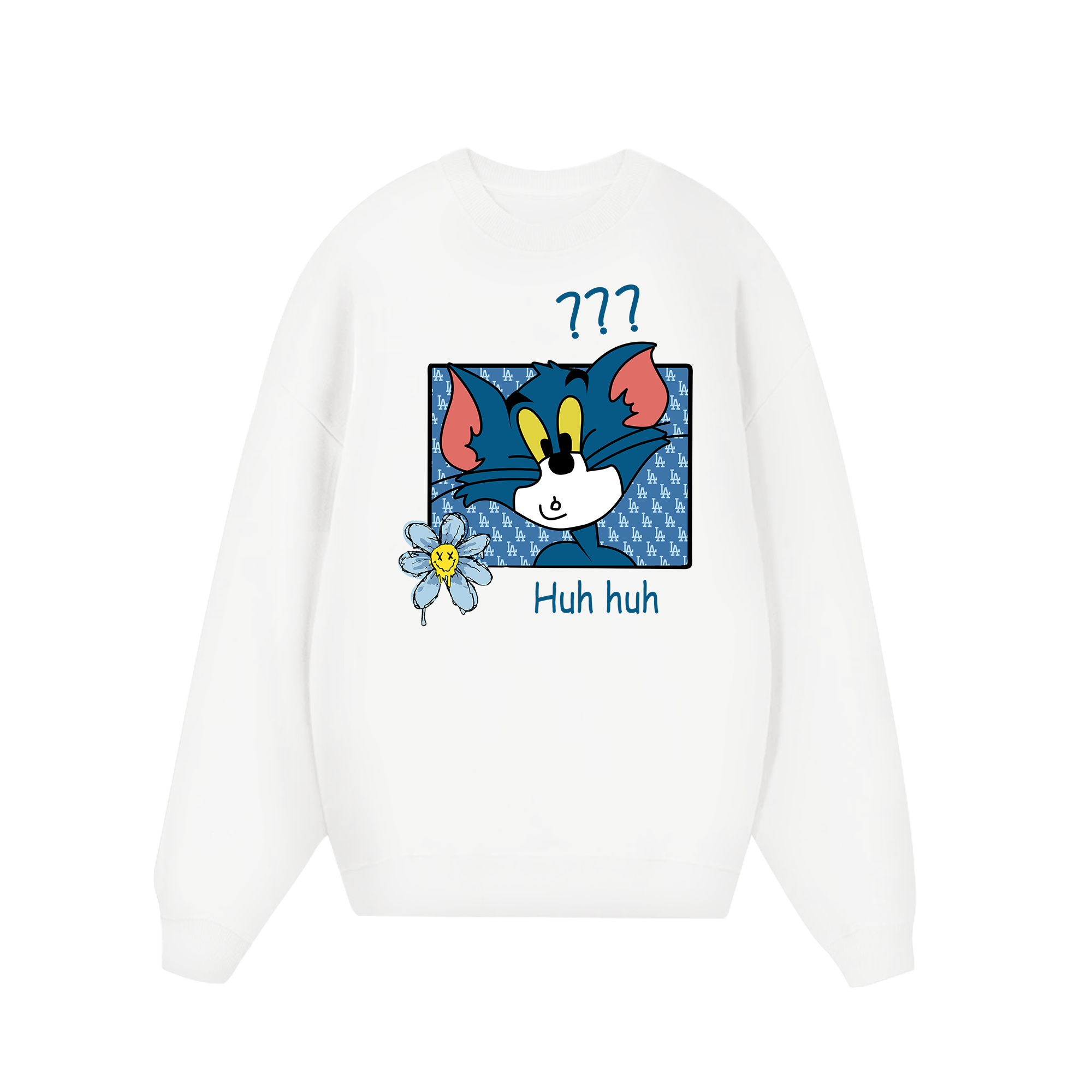 MLB Floral Funny Tom And Girlfriend Sweater