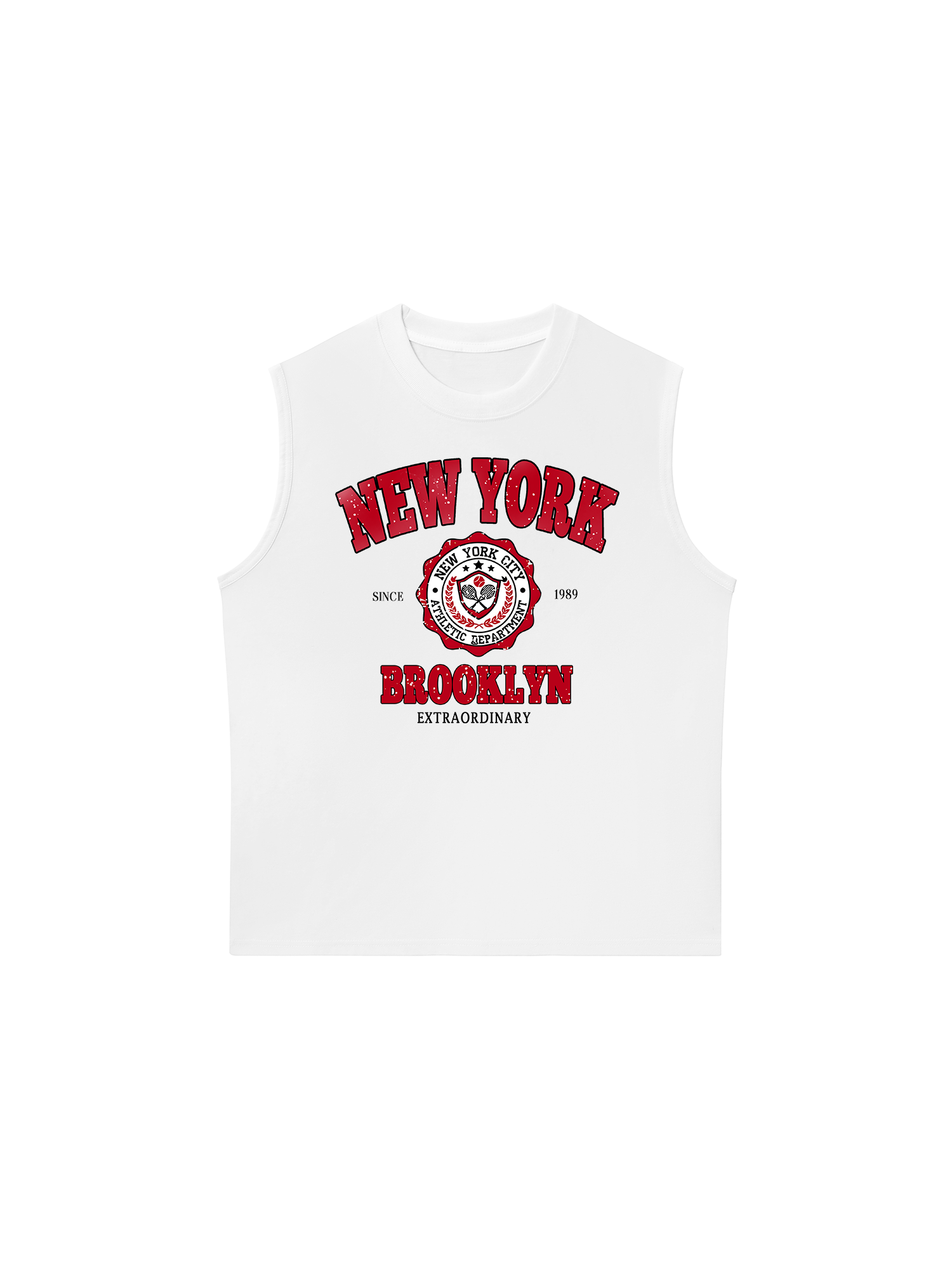 Áo Ba Lỗ Relaxed Fit New York Brooklyn
