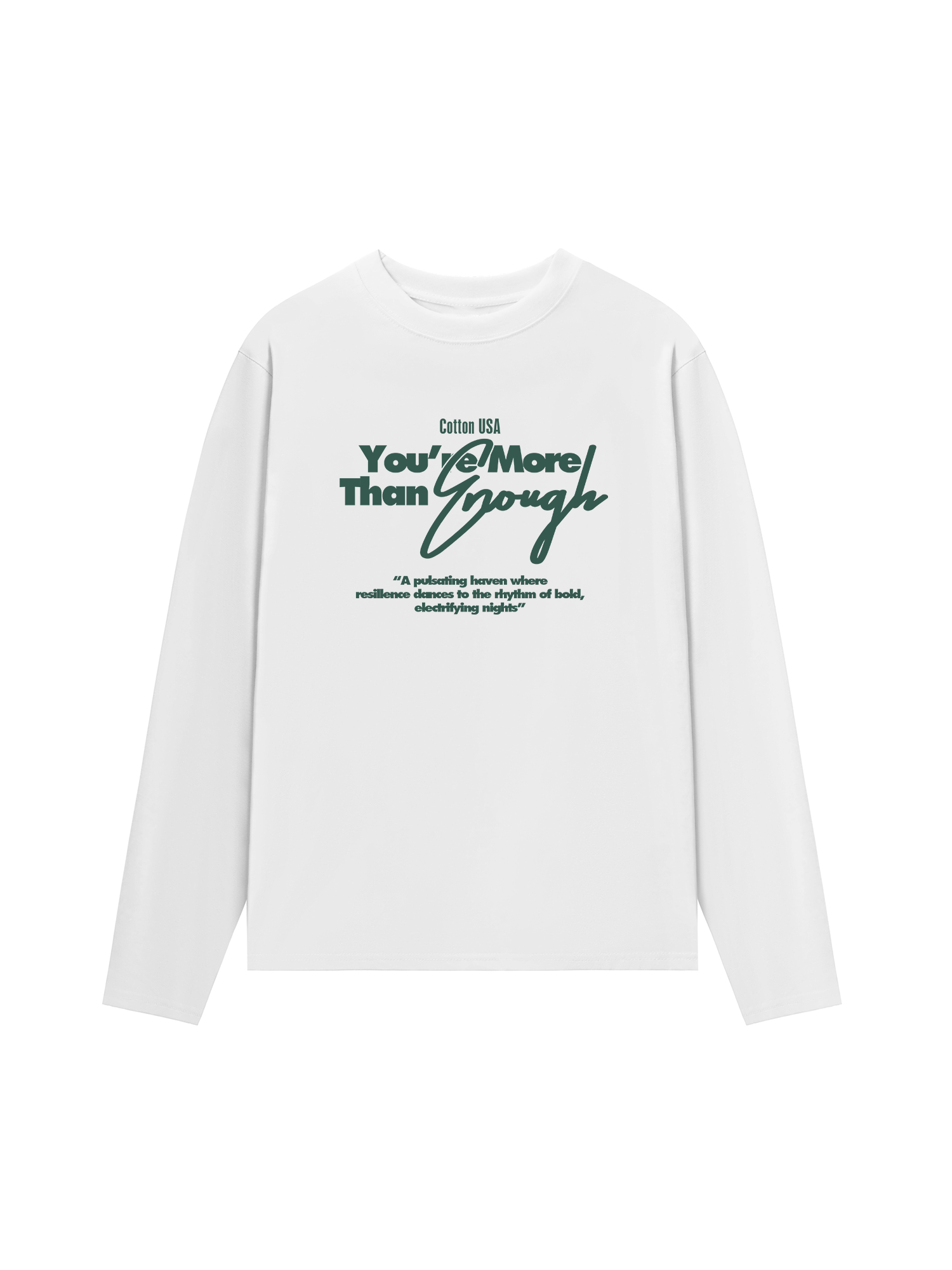 Áo Thun Dài Tay USA More Than Enough