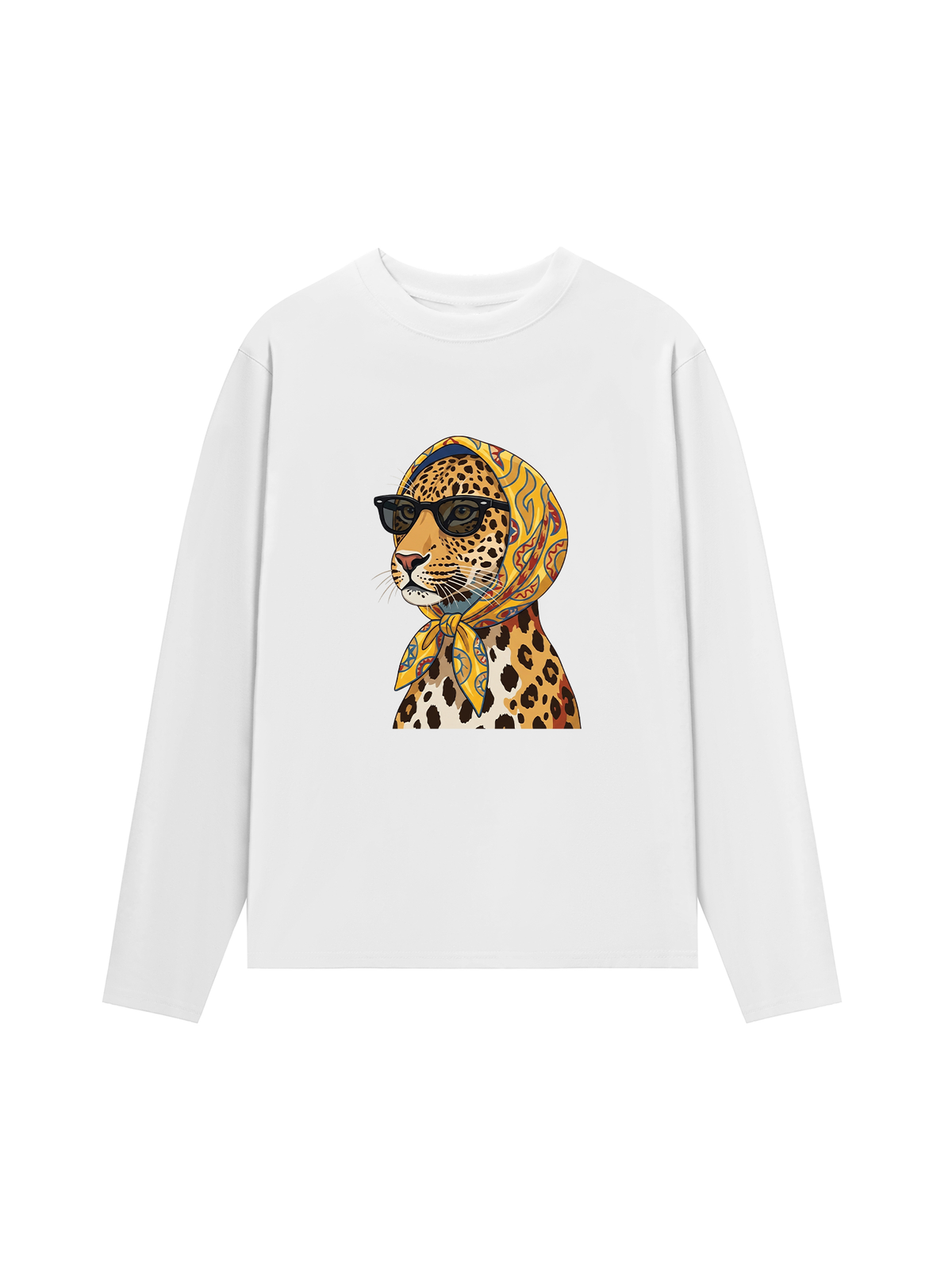 Áo Thun Dài Tay Urban Leopard Safari Chic