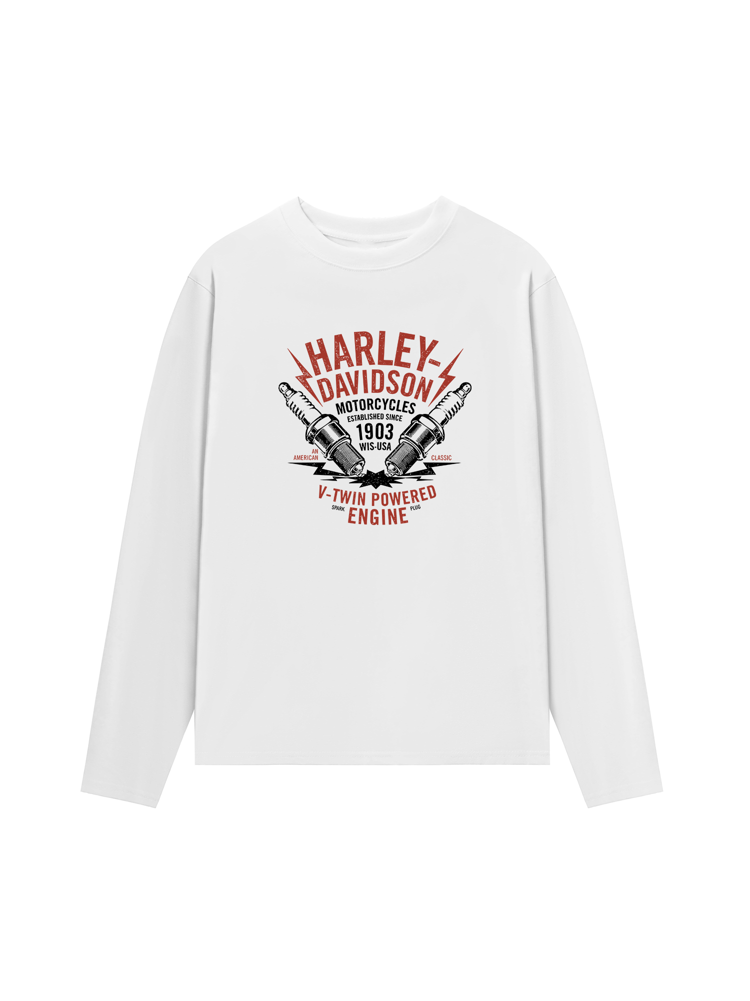 Áo Thun Dài Tay Harley - Davidson Motocycles