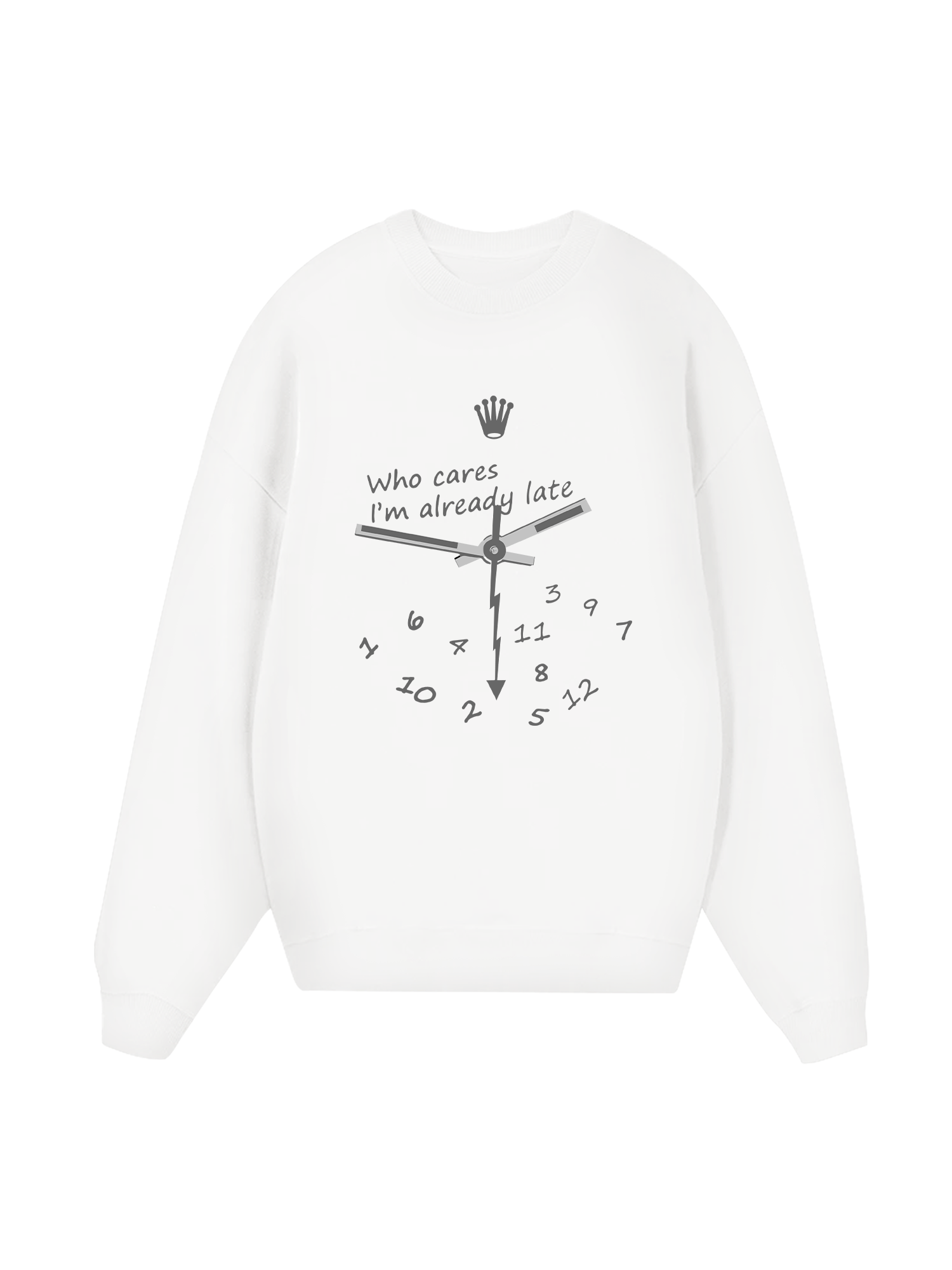 I'm Already Late Sweater