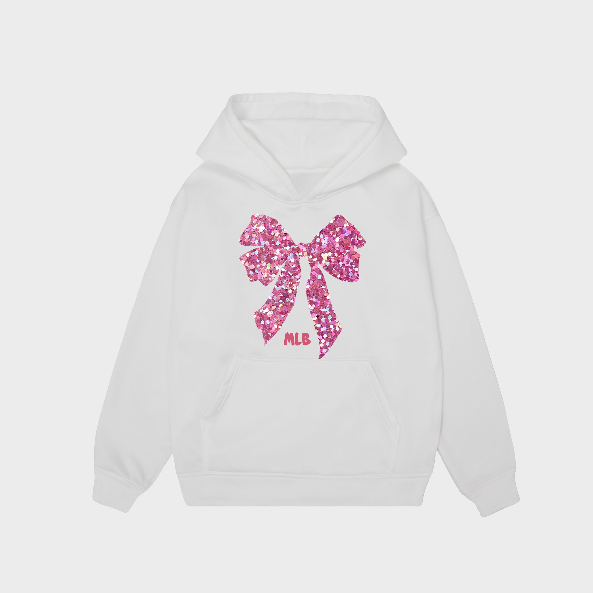 MLB Floral Gliiter Ribbon Hoodie