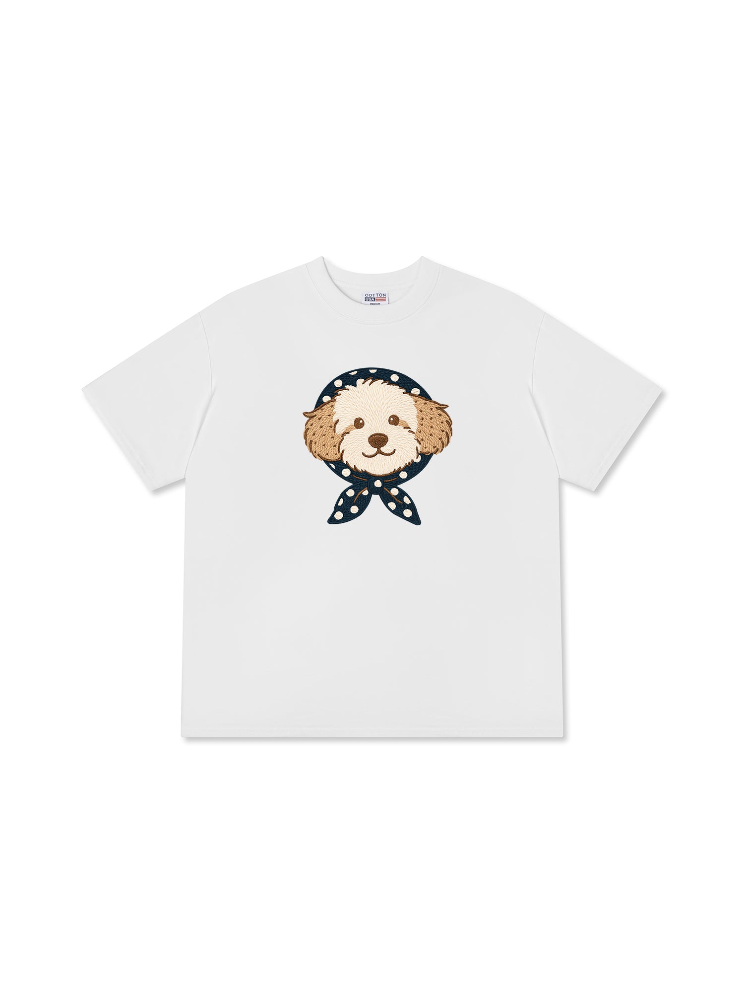Áo Thun Relaxed Fit Winter Cute Puppy