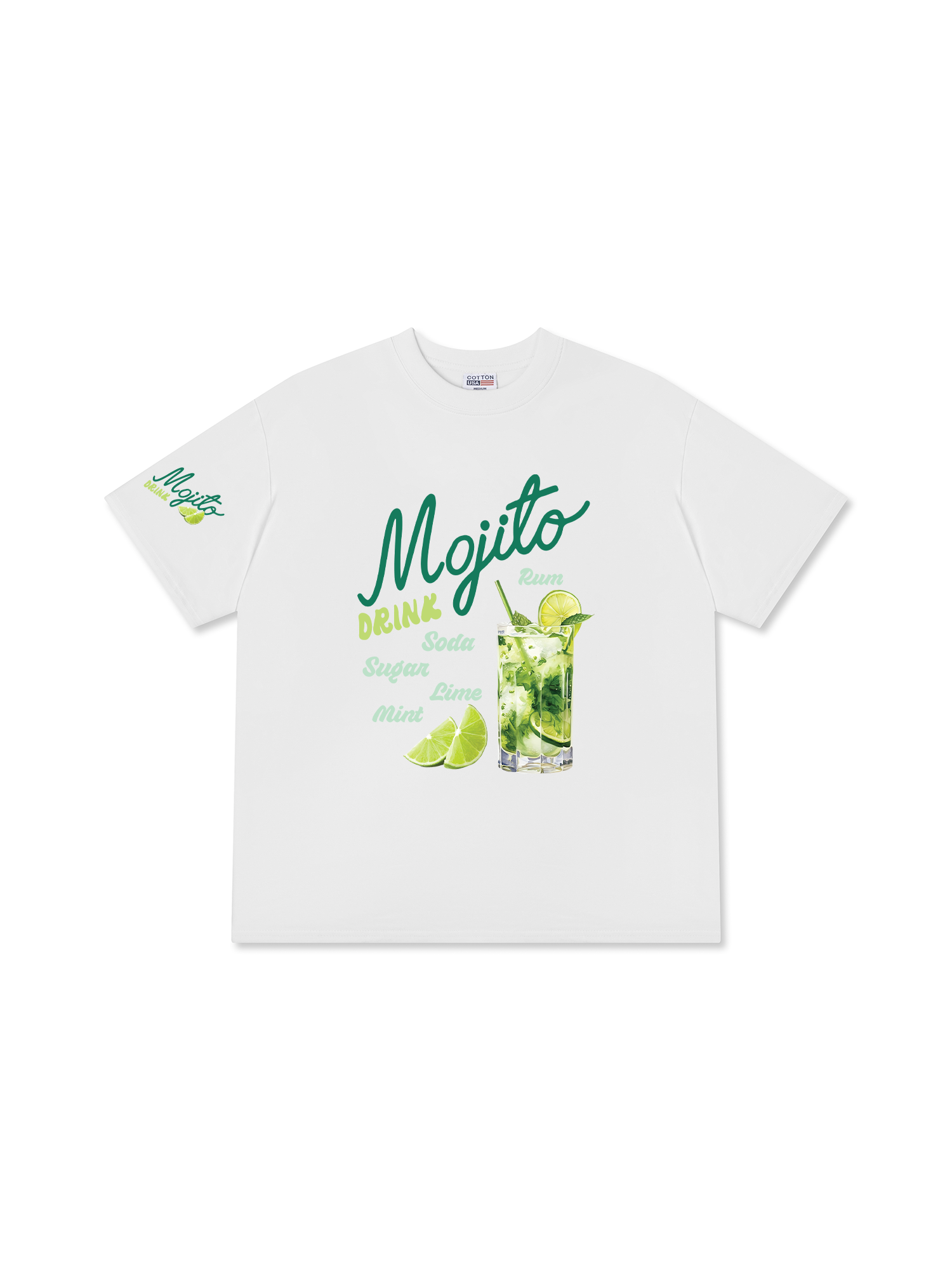 Áo Thun Relaxed Fit Mojito Drink